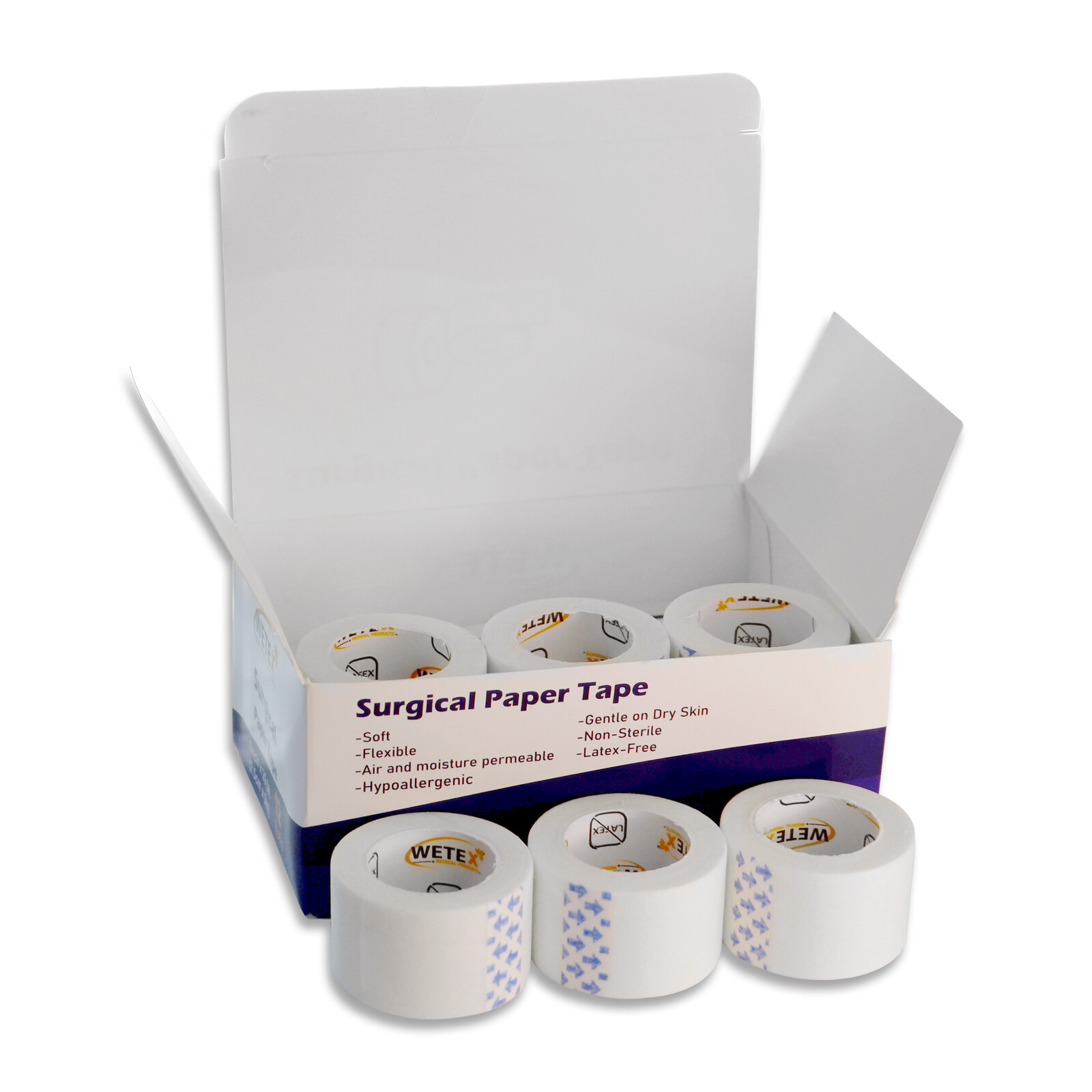 Surgical Paper Tape, FDA, 2 Sizes, White Color
