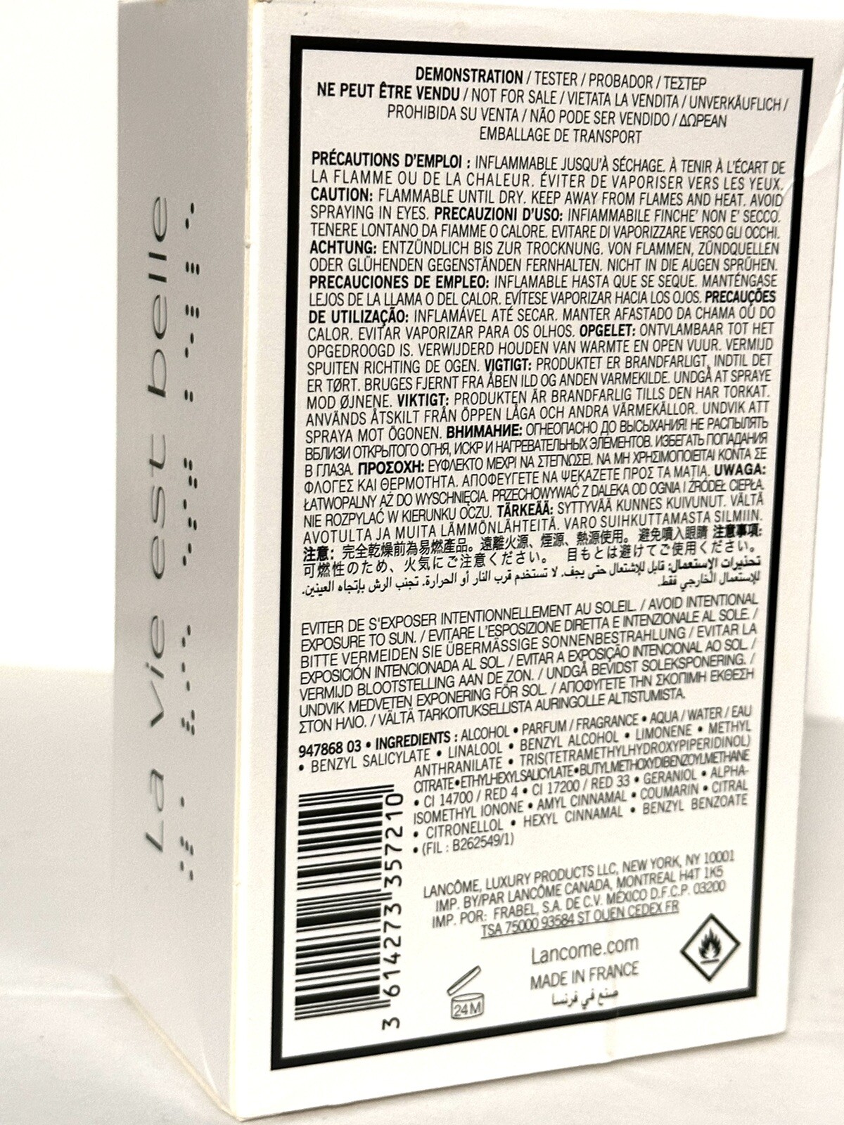 La Vie Est Belle Soleil Cristal Eau De Parfum Spray 1.7 oz