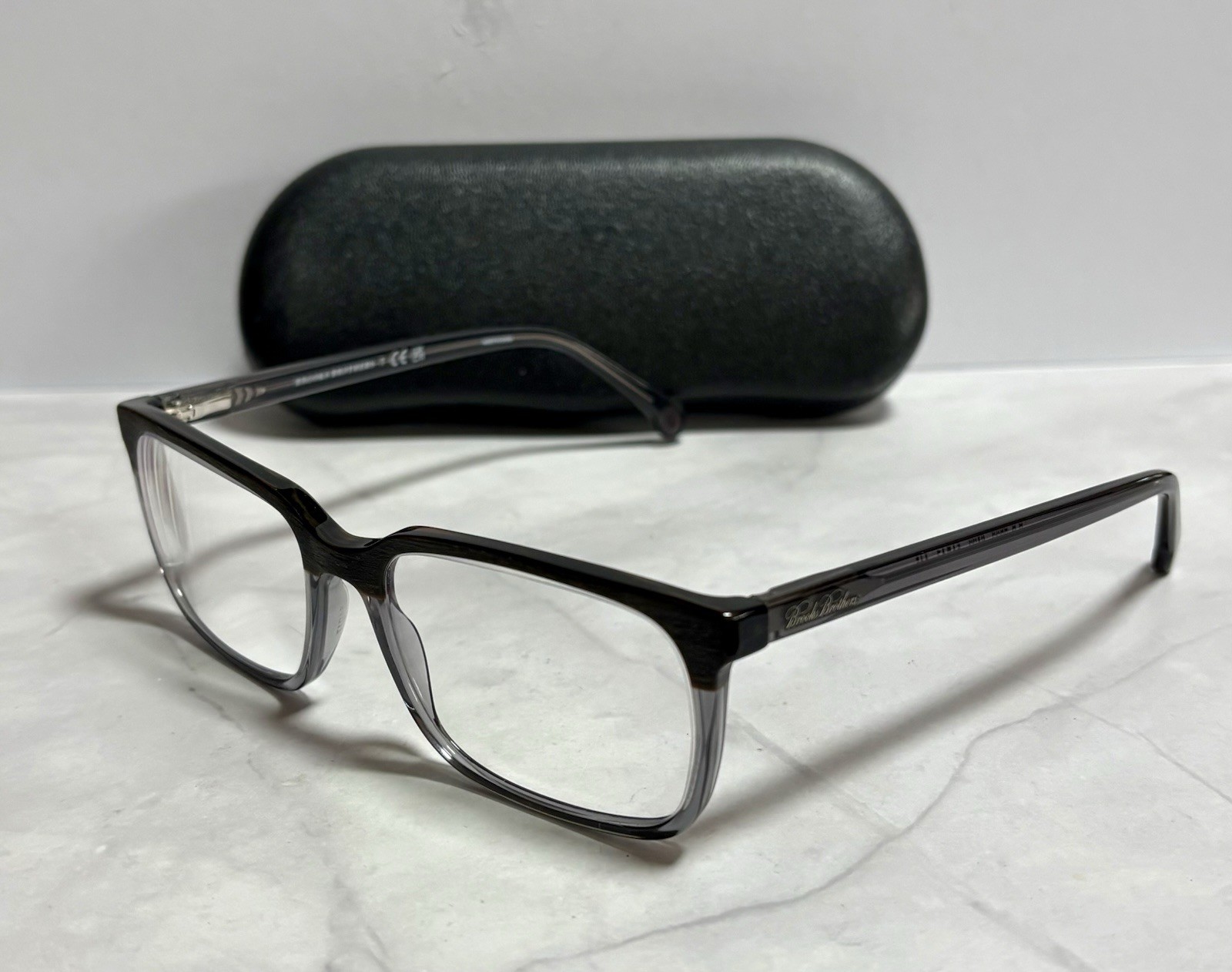 Brooks Brothers B.B. 2033 6123 Grey Wood Eyeglasses 54-17-145 – FRAMES ONLY!