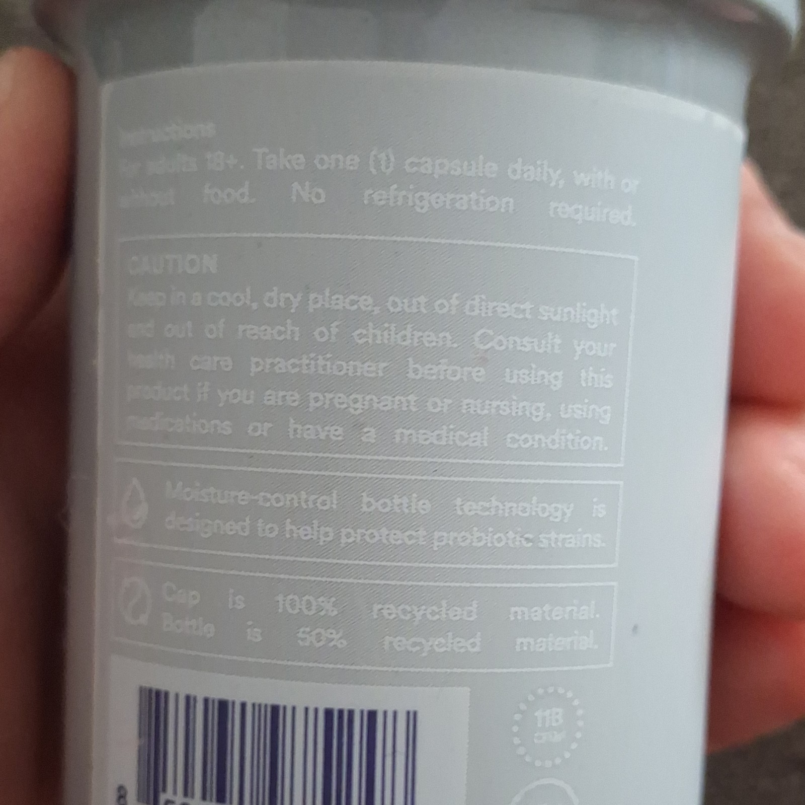 Ritual Synbiotic+ Prebiotic/Probiotic Capsules Digestive Support 30 Vegan