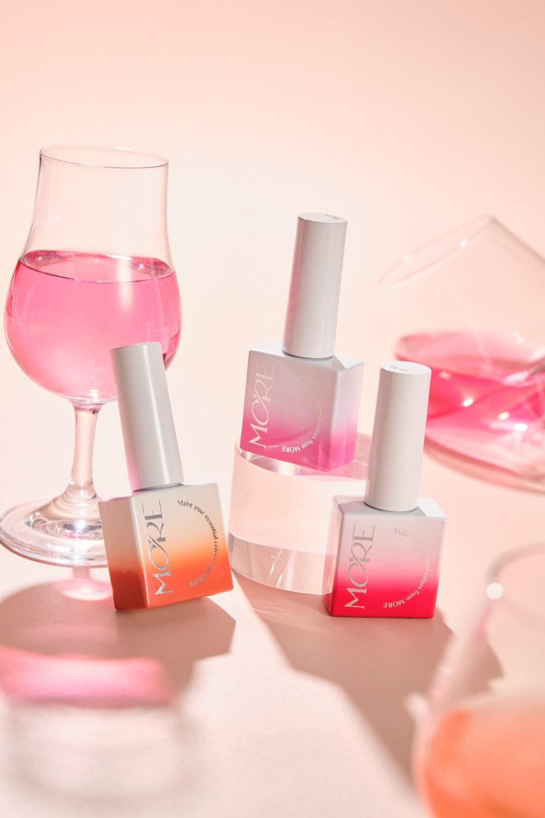 More Gel Glasting Syrup Gel Polish 10 Colors Soak Off Nail Gel K-Beauty