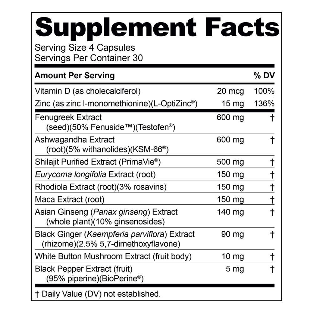 Nugenix Maxx Male Enhancer,120pcs, Increases Strength, Improves Endurance
