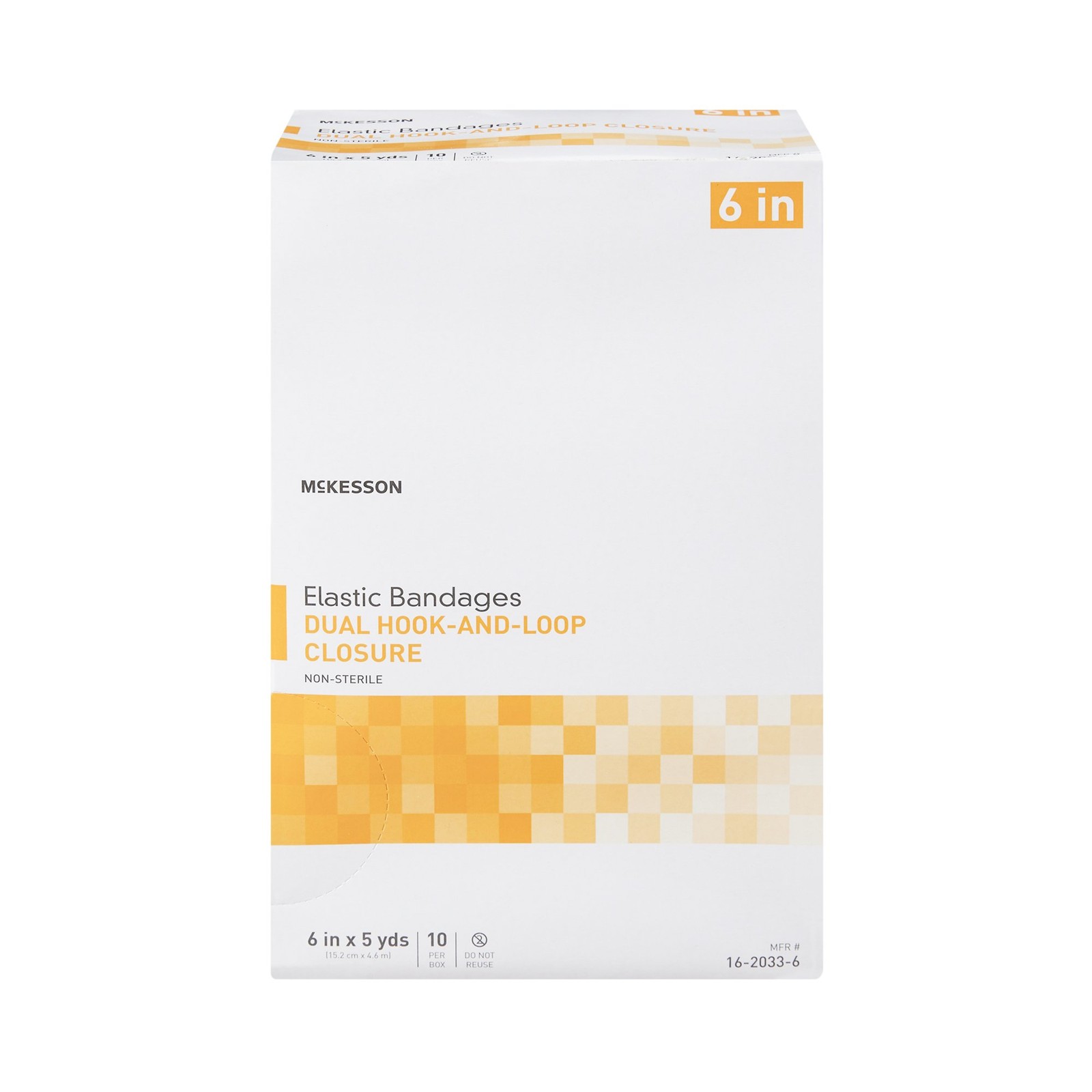 McKesson Elastic Bandage Beige NonSterile 6″ x 5 Yd 10 Ct
