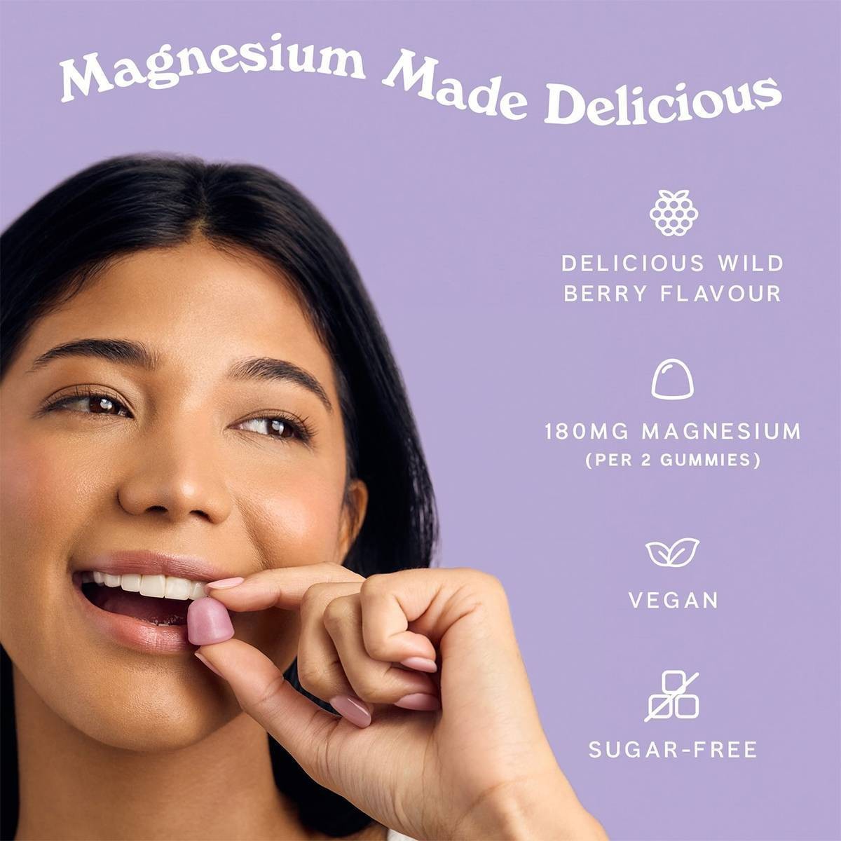 TRIP Magnesium Citrate Calm Gummy Vitamins – Wild Berry – 60ct