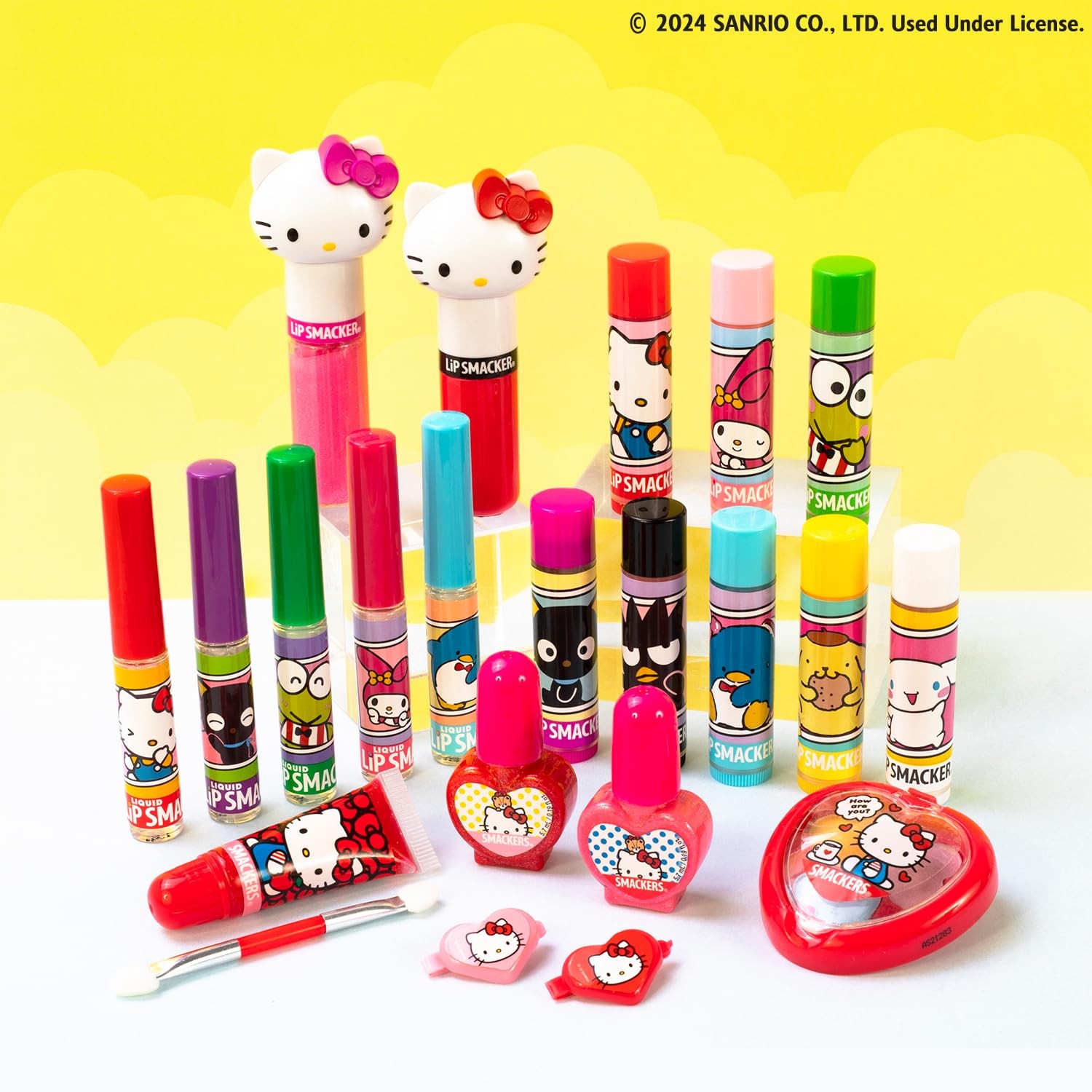 Lip Balm Sanrio Hello Kitty Flavored Moisturizing Soft Shine Smacker Lippy Pals