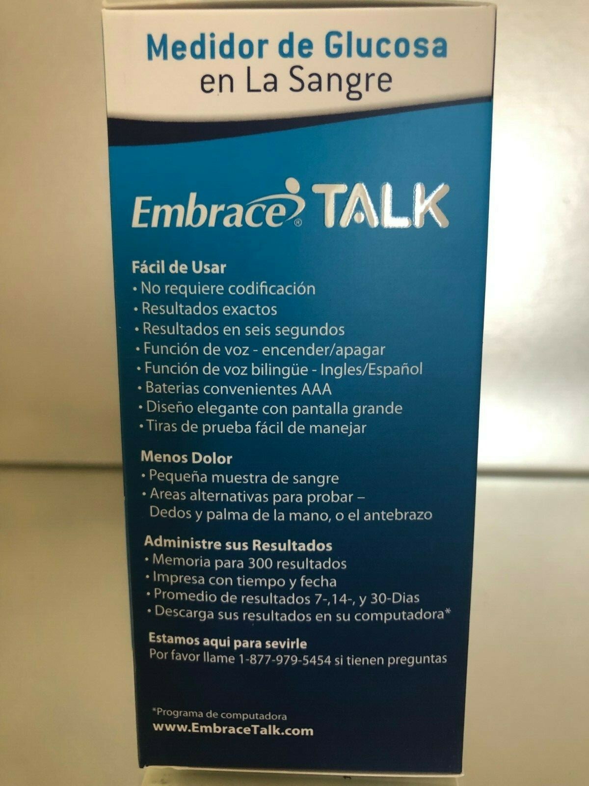 Embrace TALK Blood Glucose 200 Test Strips + FREE Meter Exp 04/22/25 Ship Free