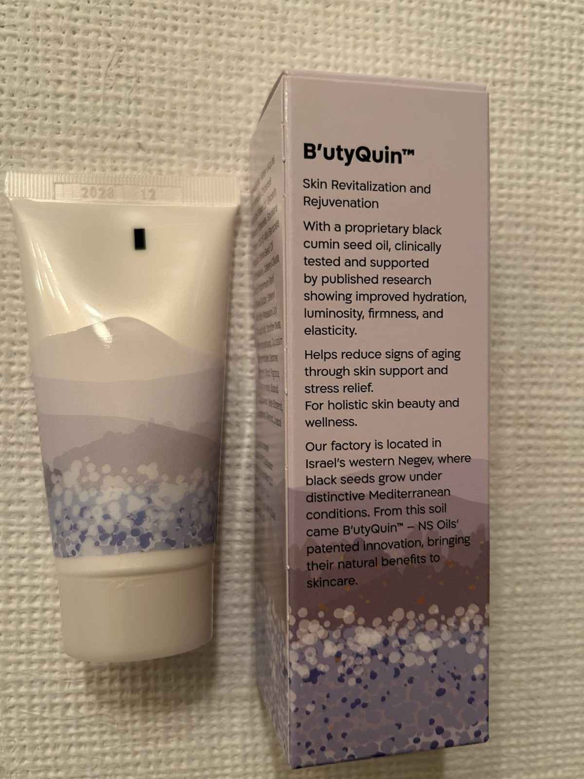 Age-Defying Hand Cream – by B’utyQuin; 1.7 oz – 50 ml; Made in Negev, Israel