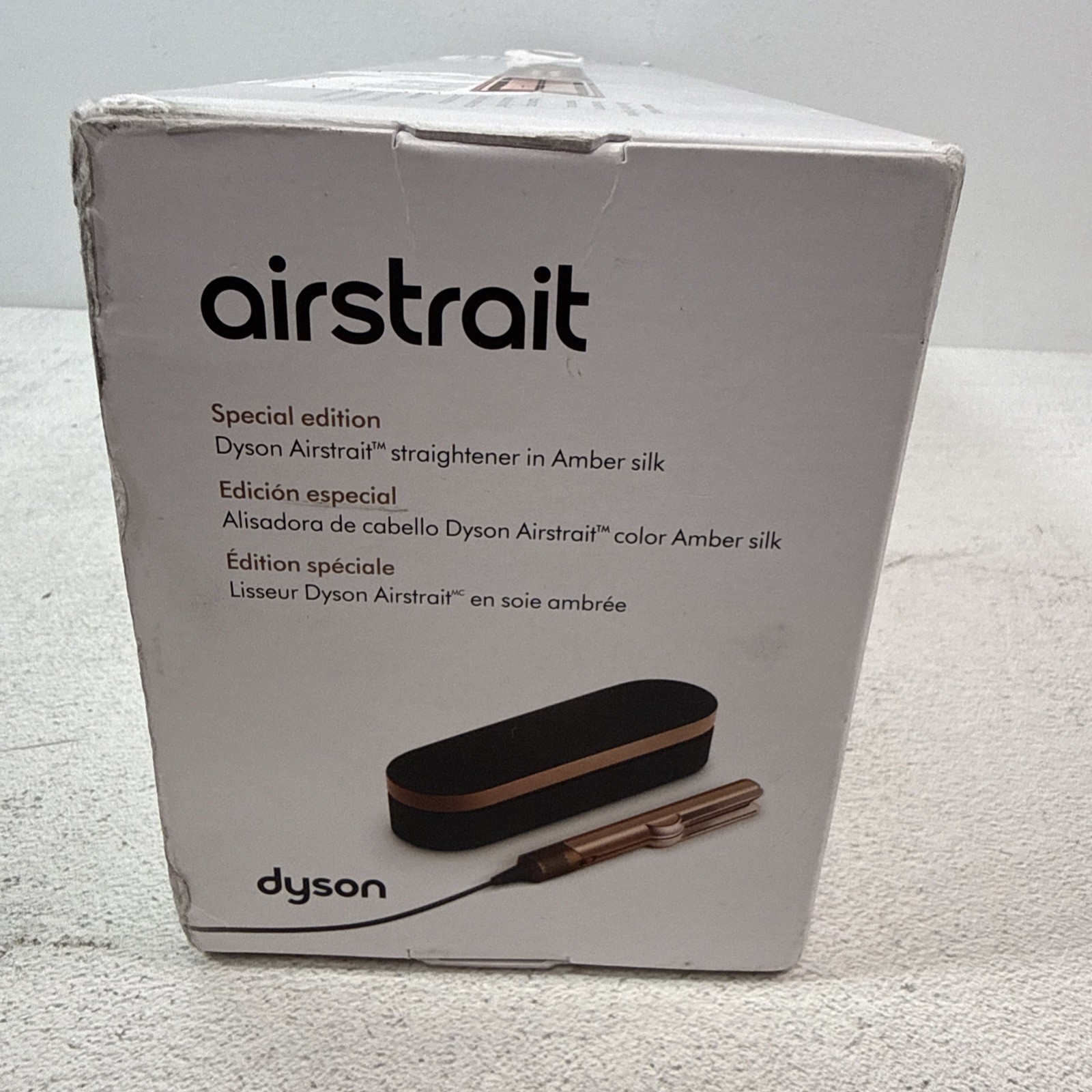 Dyson Airstrait Electric Hair Straightener Amber Silk Special Edition