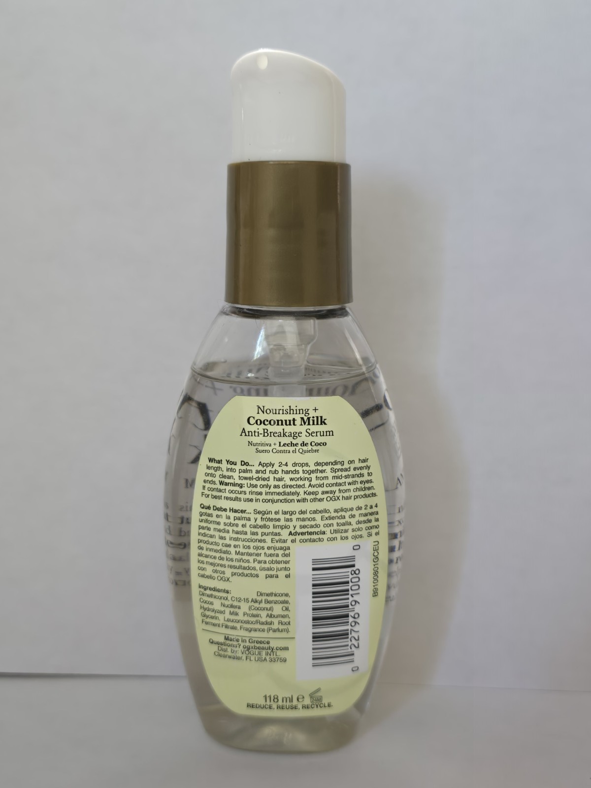 OGX Nourishing + Coconut Milk Anti-Breakage Serum, 4 Fl Oz