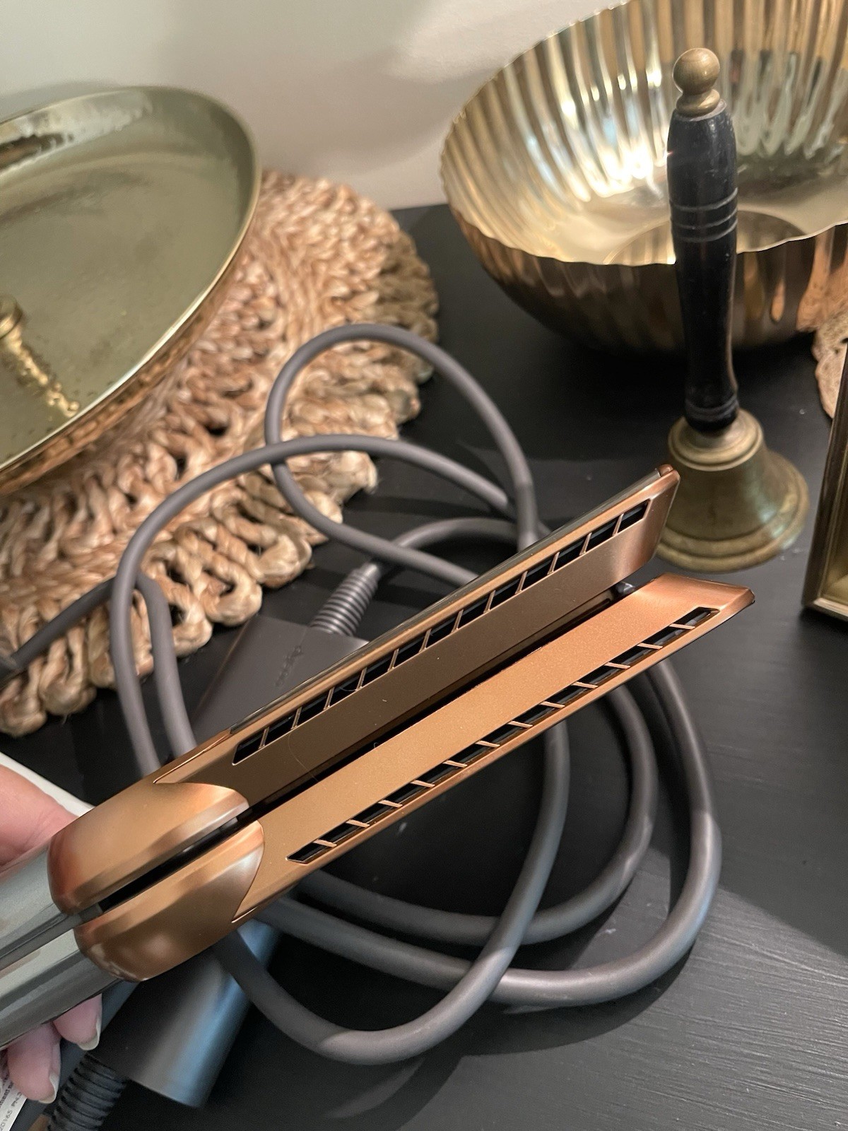Dyson Airstrait Straightener Nickel Copper Air Straight Flat Iron (No Box)