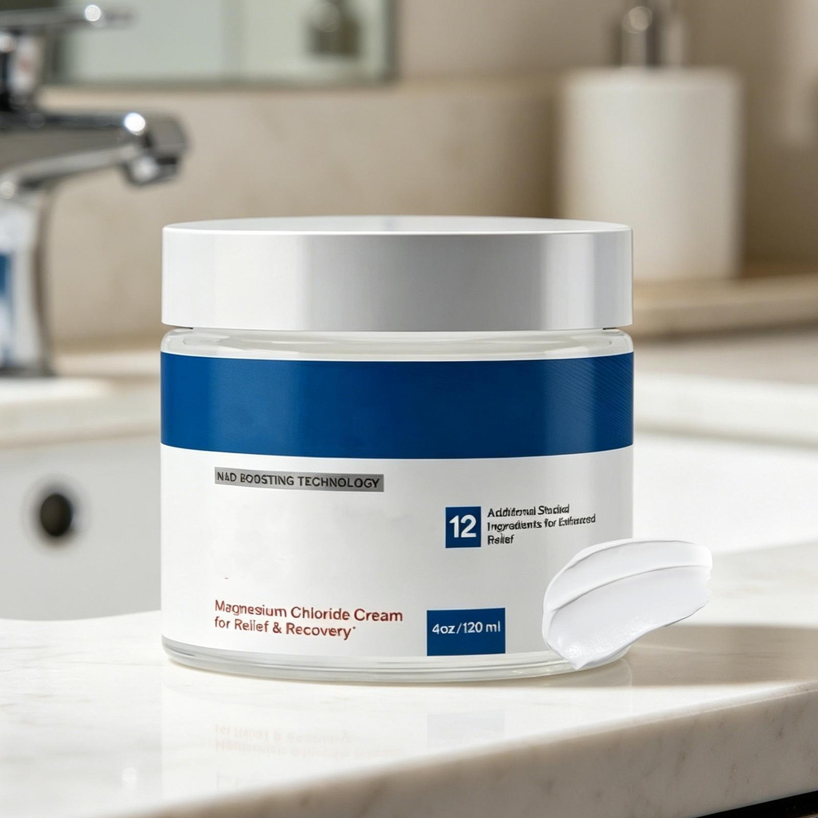 Magnesium Freeze -Topical Magnesium Cream with Niacinamide For Joints Low Back