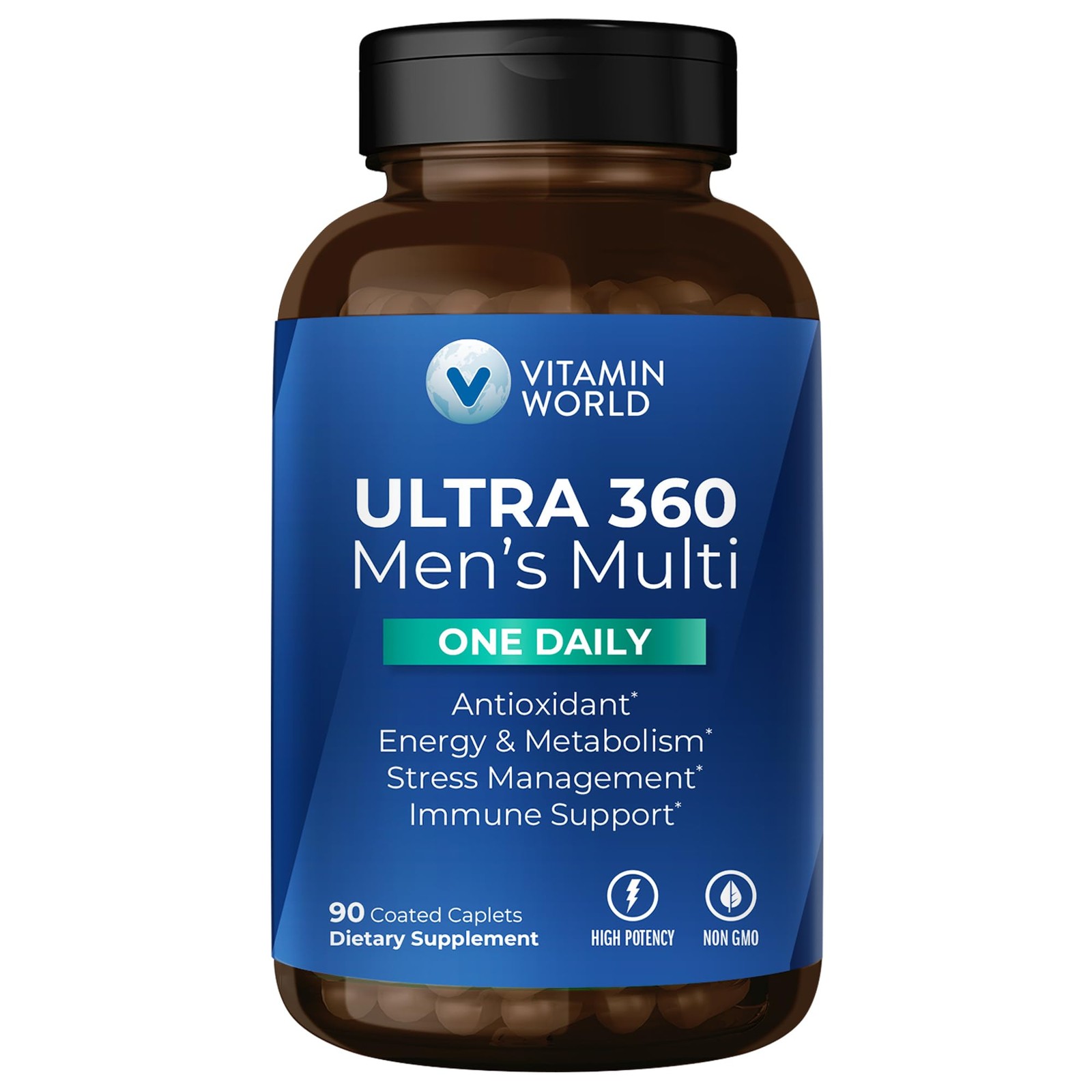 Vitamin World Ultra 360 Multivitamin for Men One Daily, 90 Count (Pack of 1)