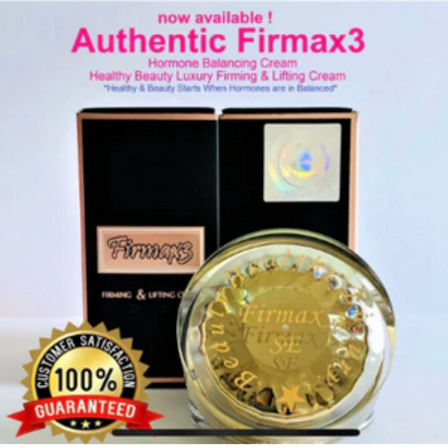 1xOriginal Firmax3 Anti Aging Hormones Firming Lifting Balancing Whitening Cream