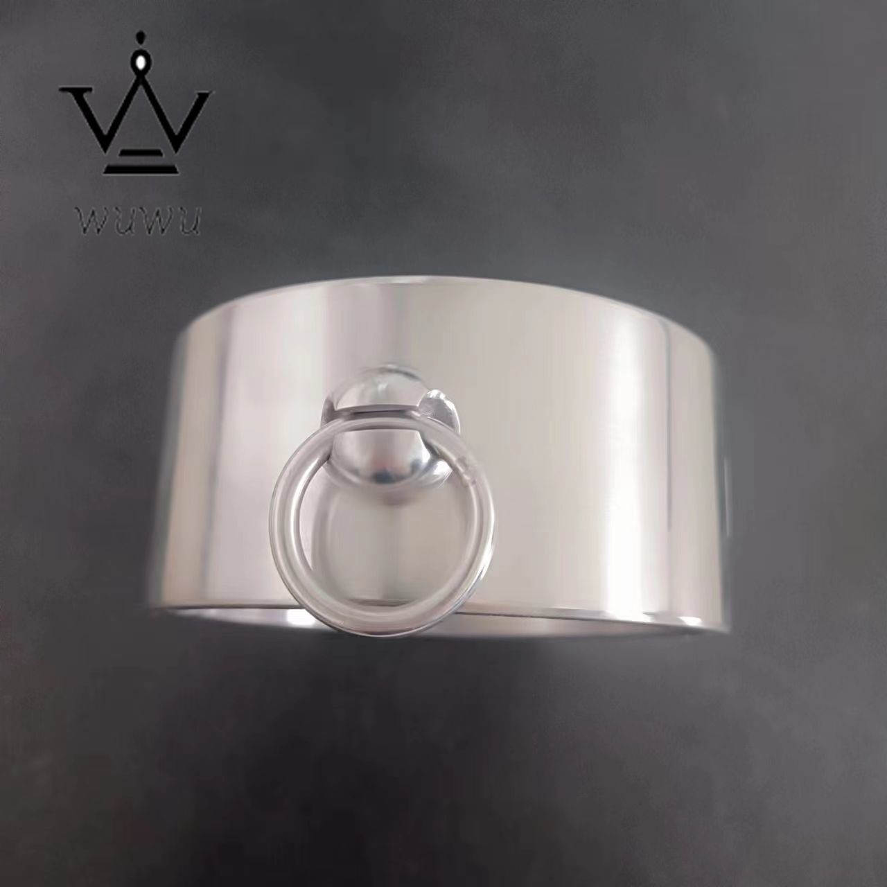 New Style Stainless Steel High 6cm Metal Collar Bdsm Bondage Collar Shackle
