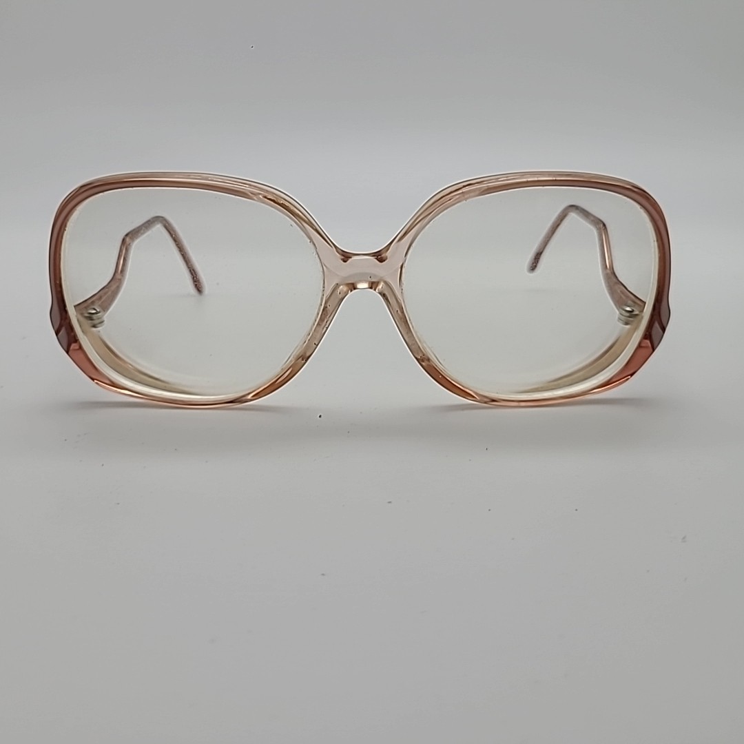 Couturier By Classic Beatrice Vintage Pink Clear Frames Made in Israel Women