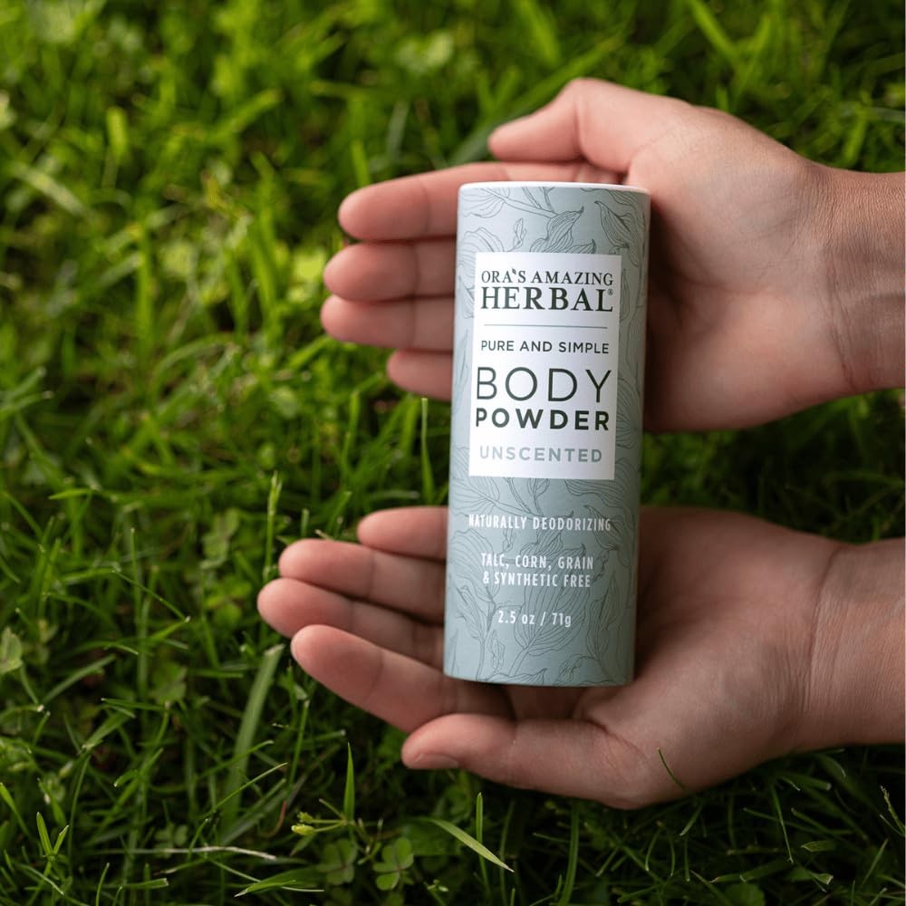 Ora’s Amazing Herbal Fragrance Free Body Powder 2.5 Ounce (Pack of 1), NIL