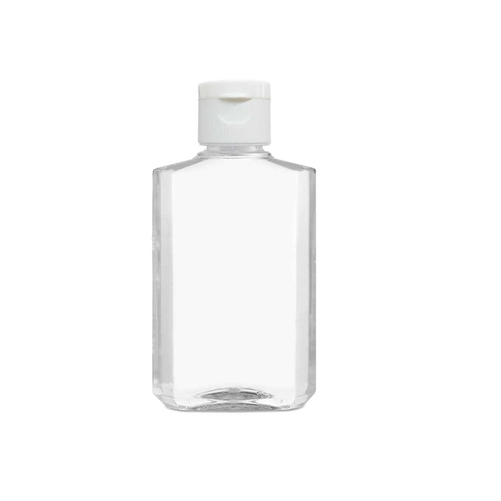2 OZ Refillable Travel Bottle Flip-Top Cap – Liquids / Gels (Empty Bottles) BULK