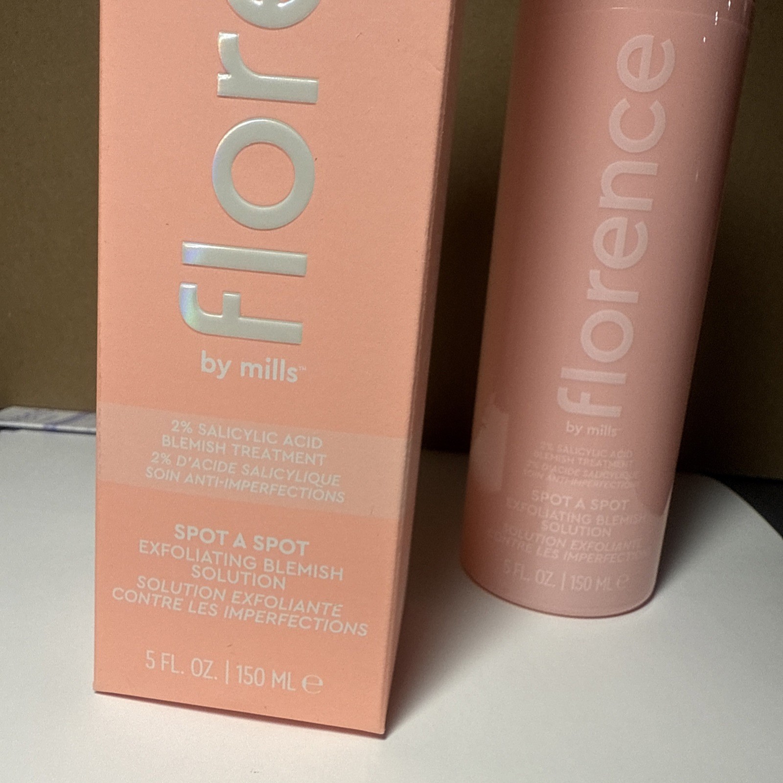 Florence by Mills Spot A Spot Exfoliating Blemish Solution, 5 fl oz / 150 ml NIB