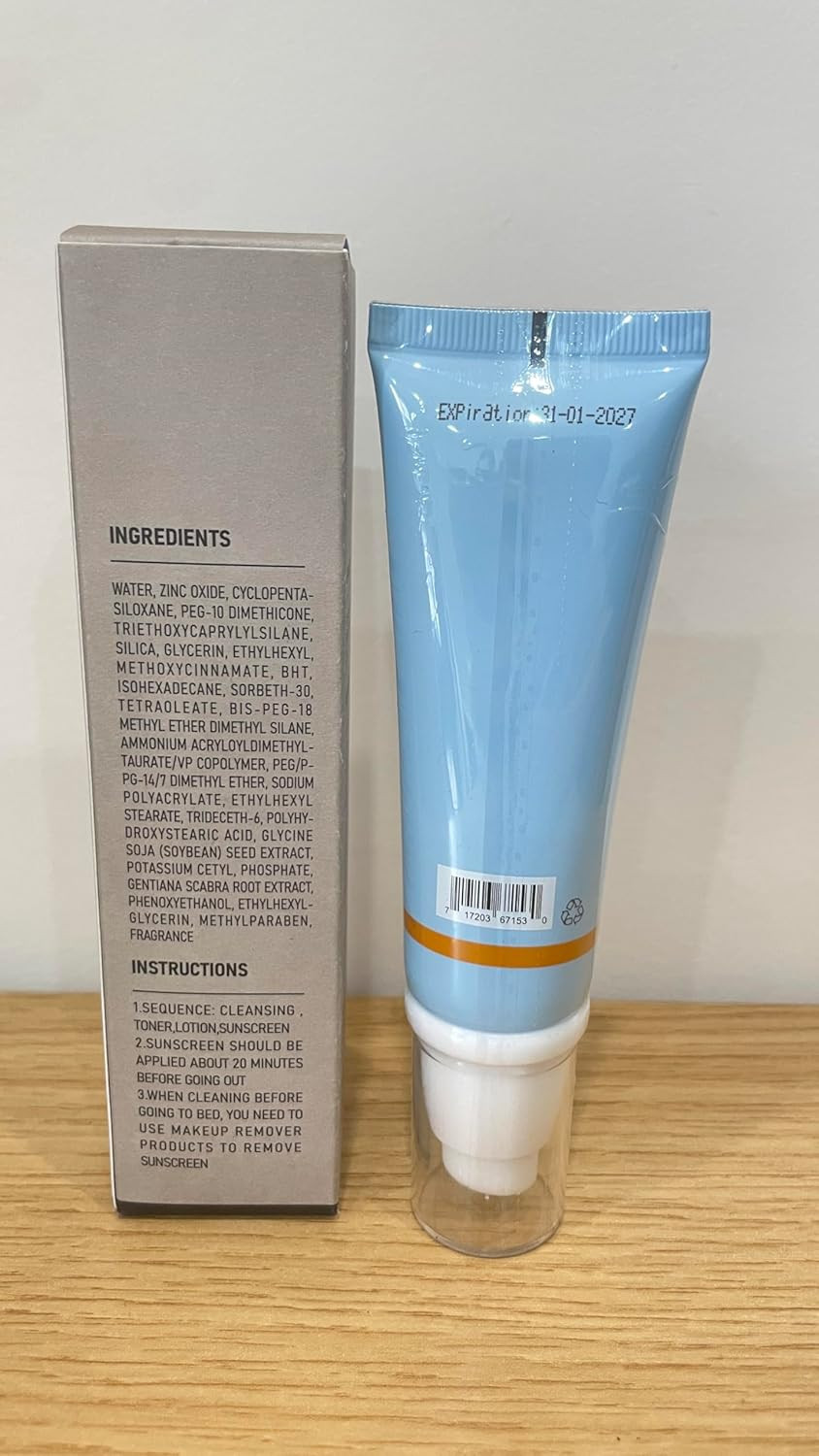 VGO Clear Face Sunscreen SPF 50, Hydrating Sun Essence Leaves No Sticky Feeling