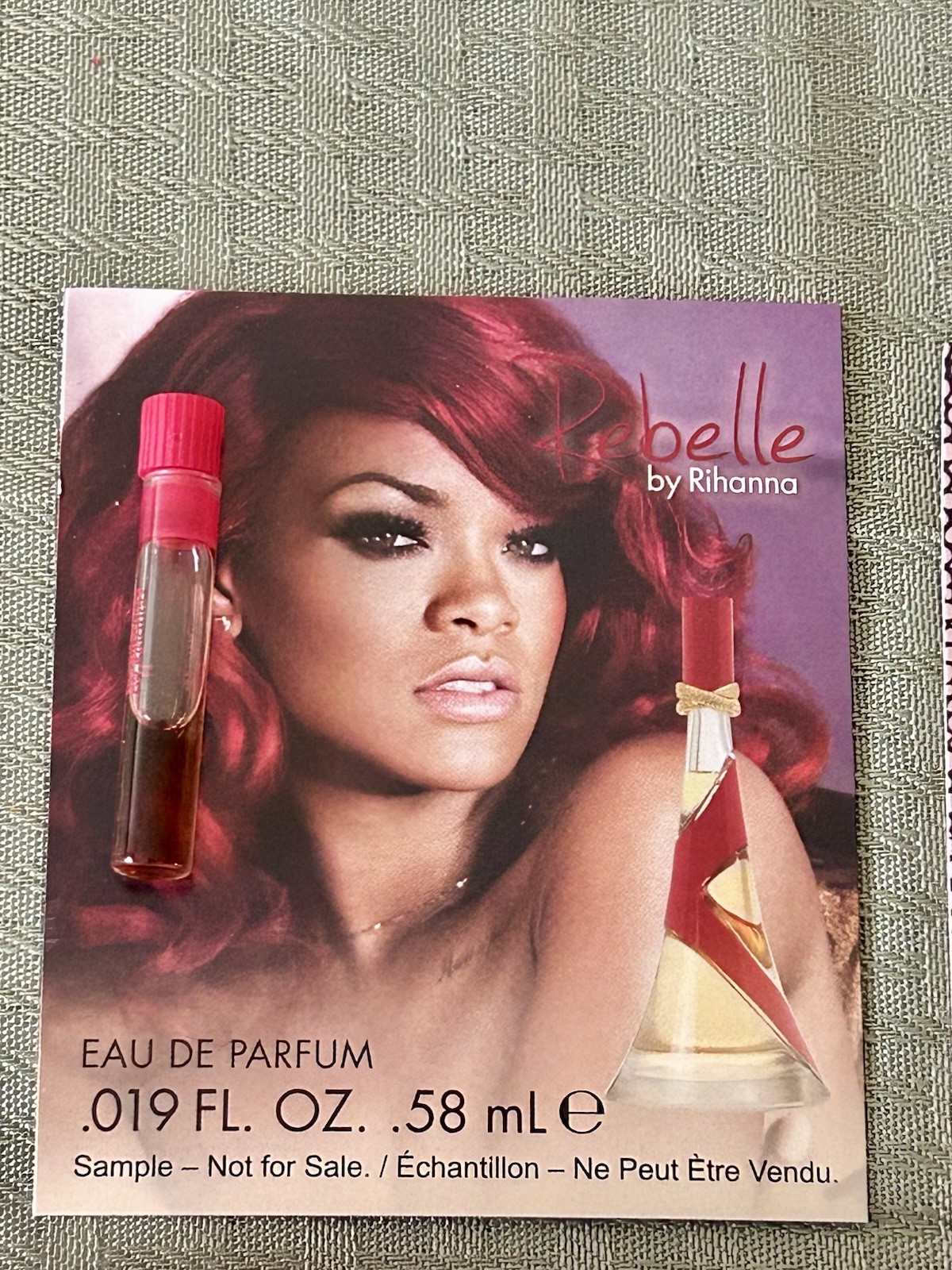 5 Rihanna Perfume Samples- Crush, Reb’l Fleur, Kiss, Rogue, Rebelle -NEW