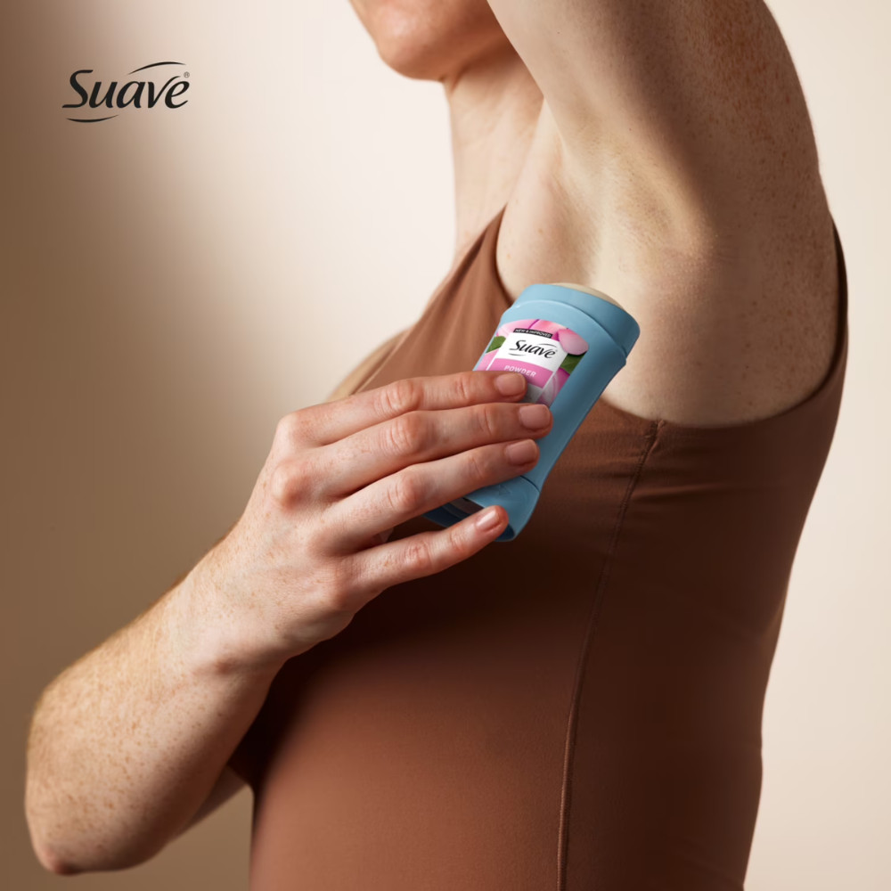 Suave Women Antiperspirant Deodorant, Sweet Pea Violet 48H Solid Travel, 1.2 oz
