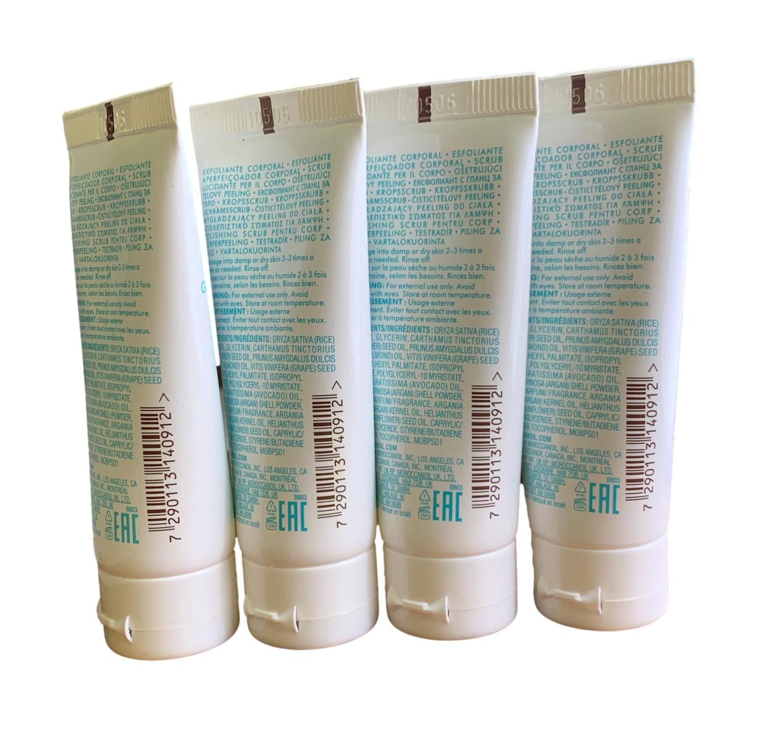 Moroccanoil Body Polishing Scrub 0.67 Oz/20 mL Each – Set of 4
