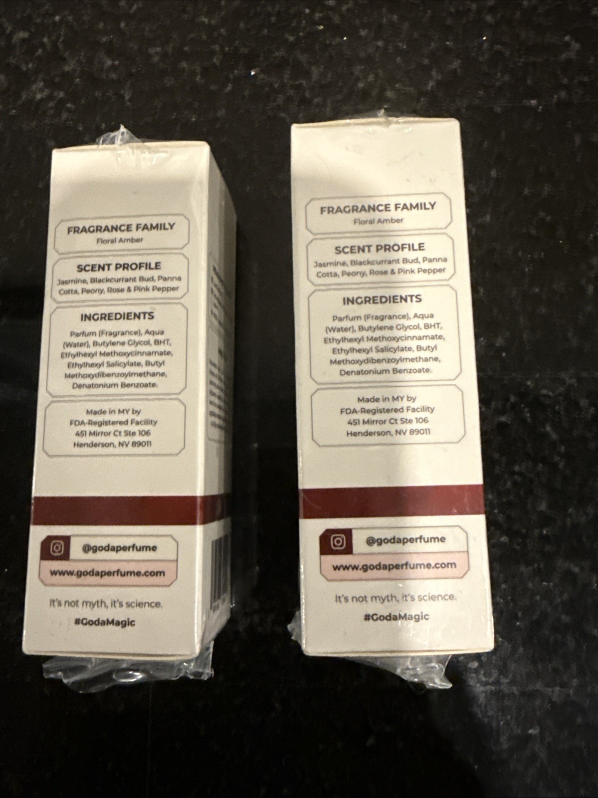 GODA The Sense of Seduction For her Pheromone Infused Perfume, 0.5 fl oz X2
