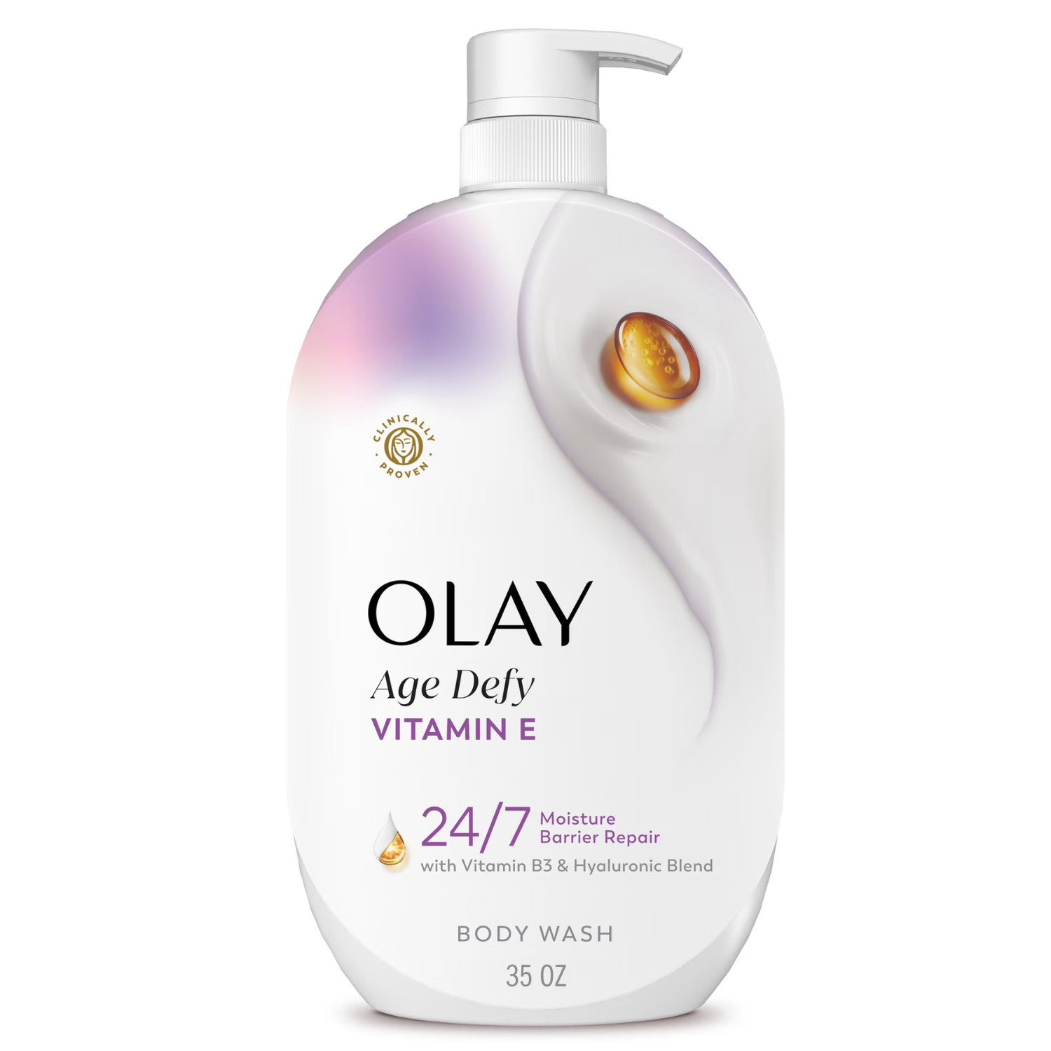 Olay Age Defy Ultra Moisture Body Wash Vitamin B3 Hyaluronic Blend 35oz