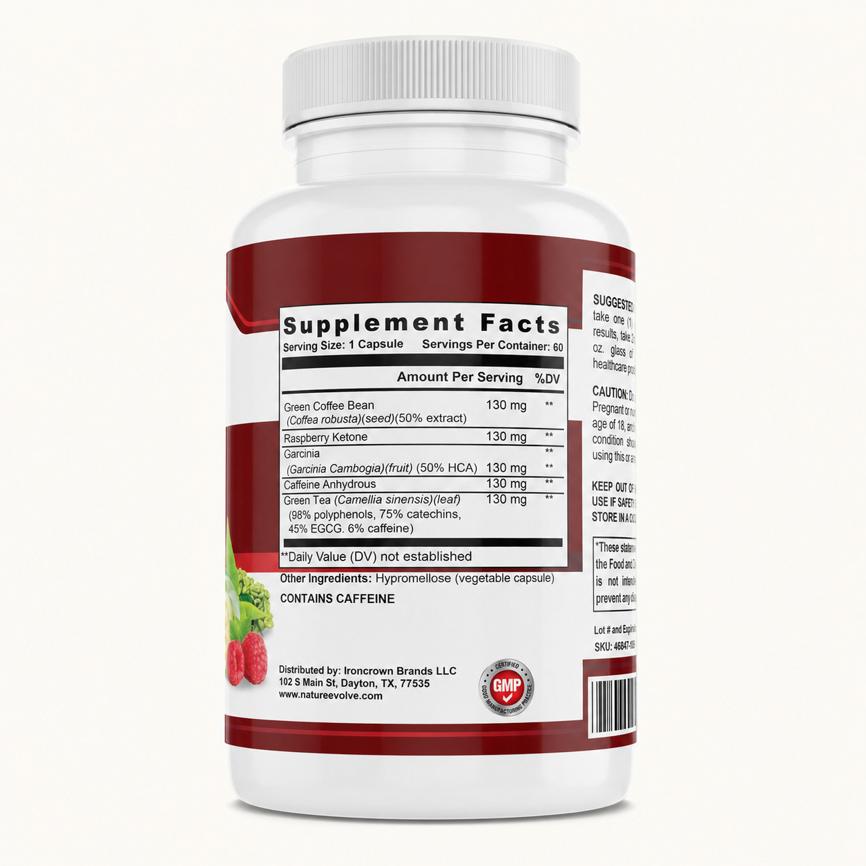 Nature Evolve Best Sellers Blend 60ct – Boost Metabolism, Weight Loss USA Made