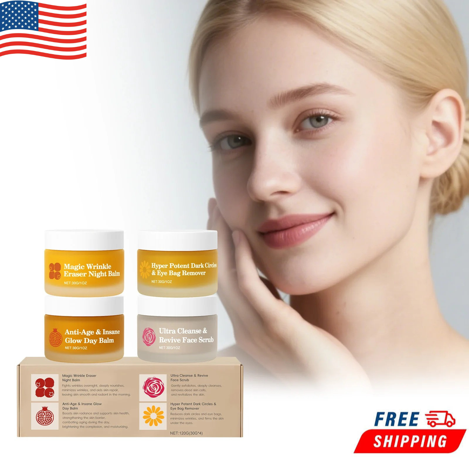 The Complete System Mature Skin Face Balm for Mature Women’s Skin Froya Organics