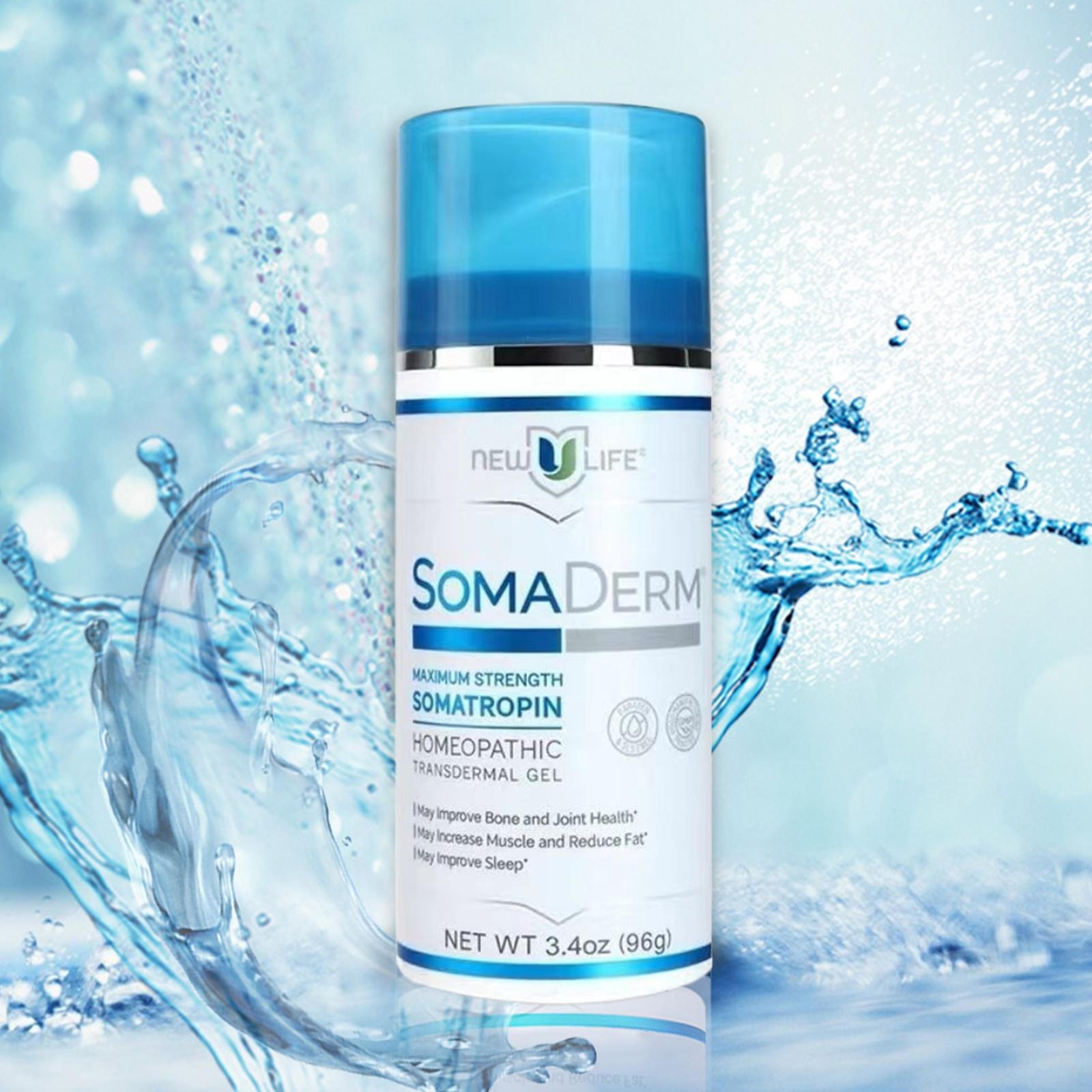 New Life Soma Gel 3.4Oz Brand New Sealed for Sleep Muscle Relaxation Wrist Under