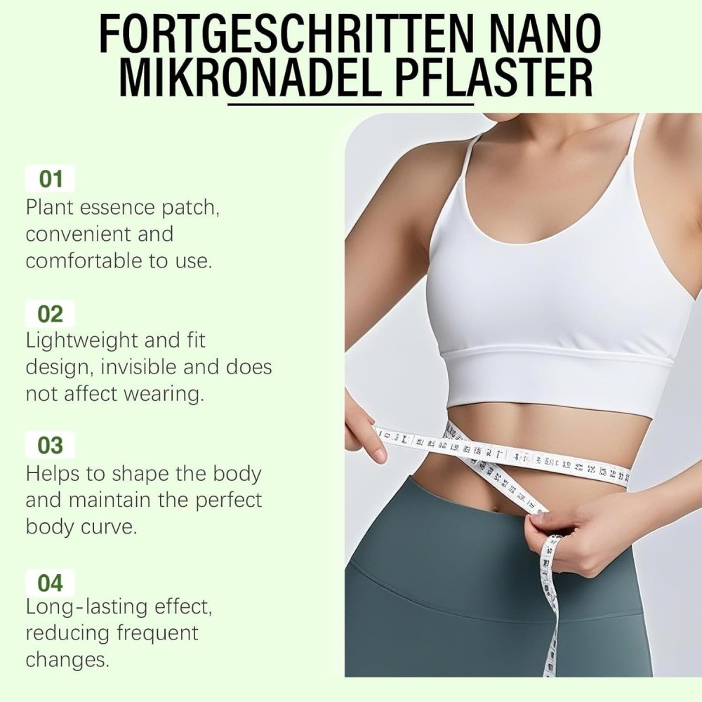3-Pack Moringa Berberine NAD+ Weight Loss Patches Advanced Nano Microneedle