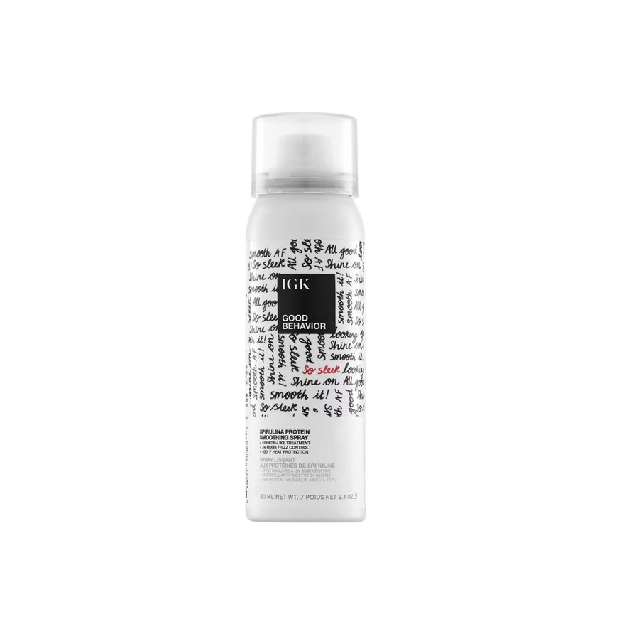 Lot of 2 IGK Good Behavior Spirulina Protein Smoothing Spray 2.4 oz / 80 ml