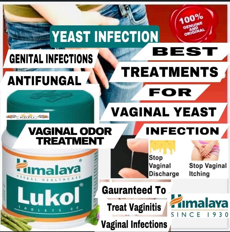 Lukol Himalaya Vaginal Antifungal & Antimicrobial 10 BOX 600 TABS FREE SHIP 2026