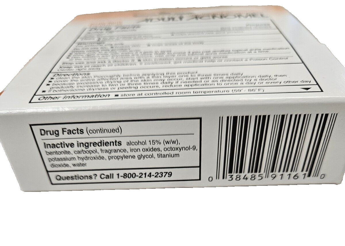 Acnomel Adult Acne Cream 1.3oz PHARMACY FRESH! ~