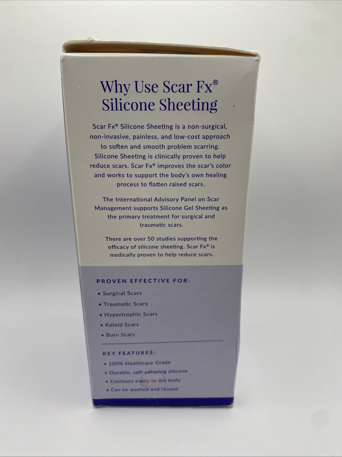 Rejuvaskin Scar Fx Silicone Sheeting – 1″ x 12″ Exp 06/2033