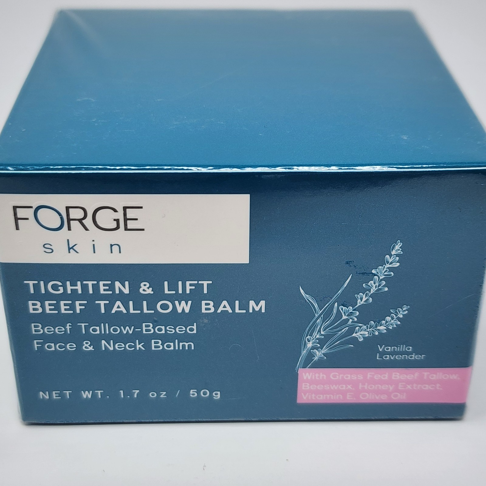 Forge Skin Women Tighten & Lift Beef Tallow Balm Moisturizer Face & Neck 1.7 oz
