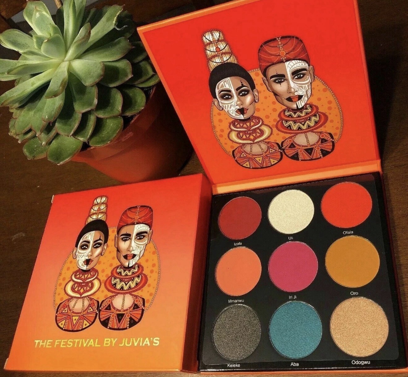 Juvia’s Place The Festival Eyeshadow Palette Pressed Powder Shimmer 1.14oz