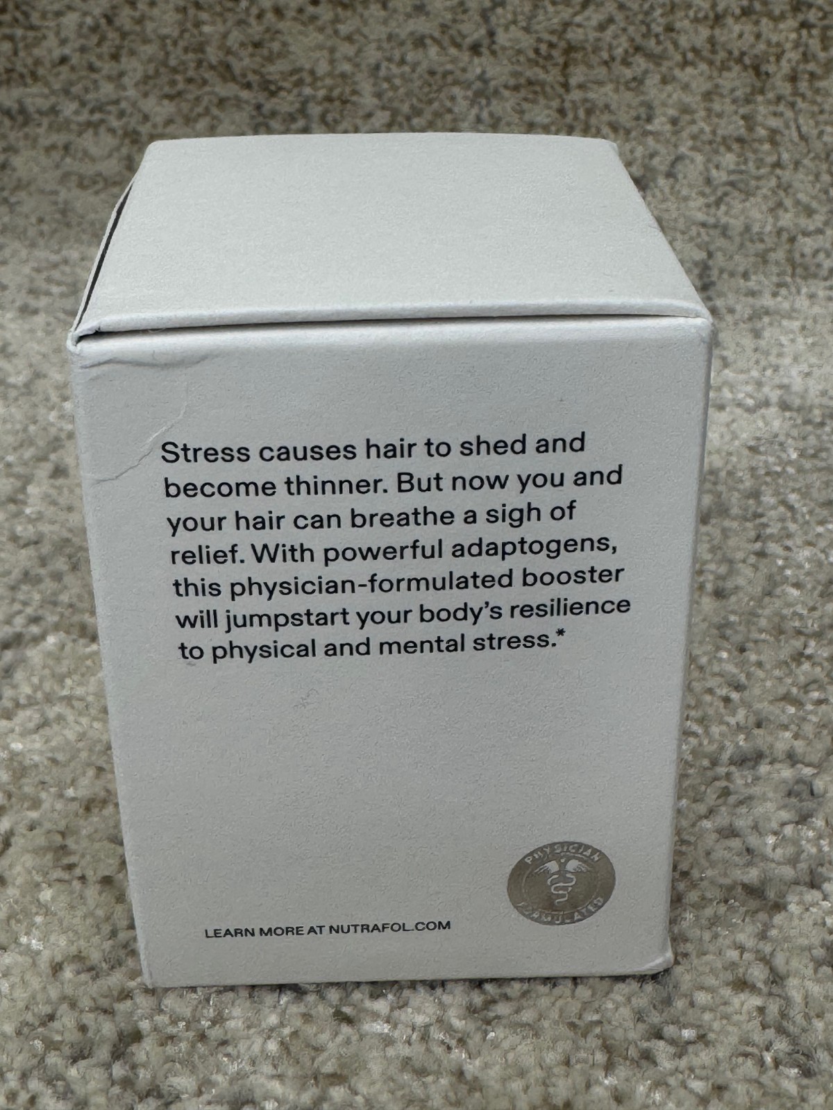 Nutrafol Stress Adaptogen Hair Wellness Booster Supplement 60 Capsules Sealed