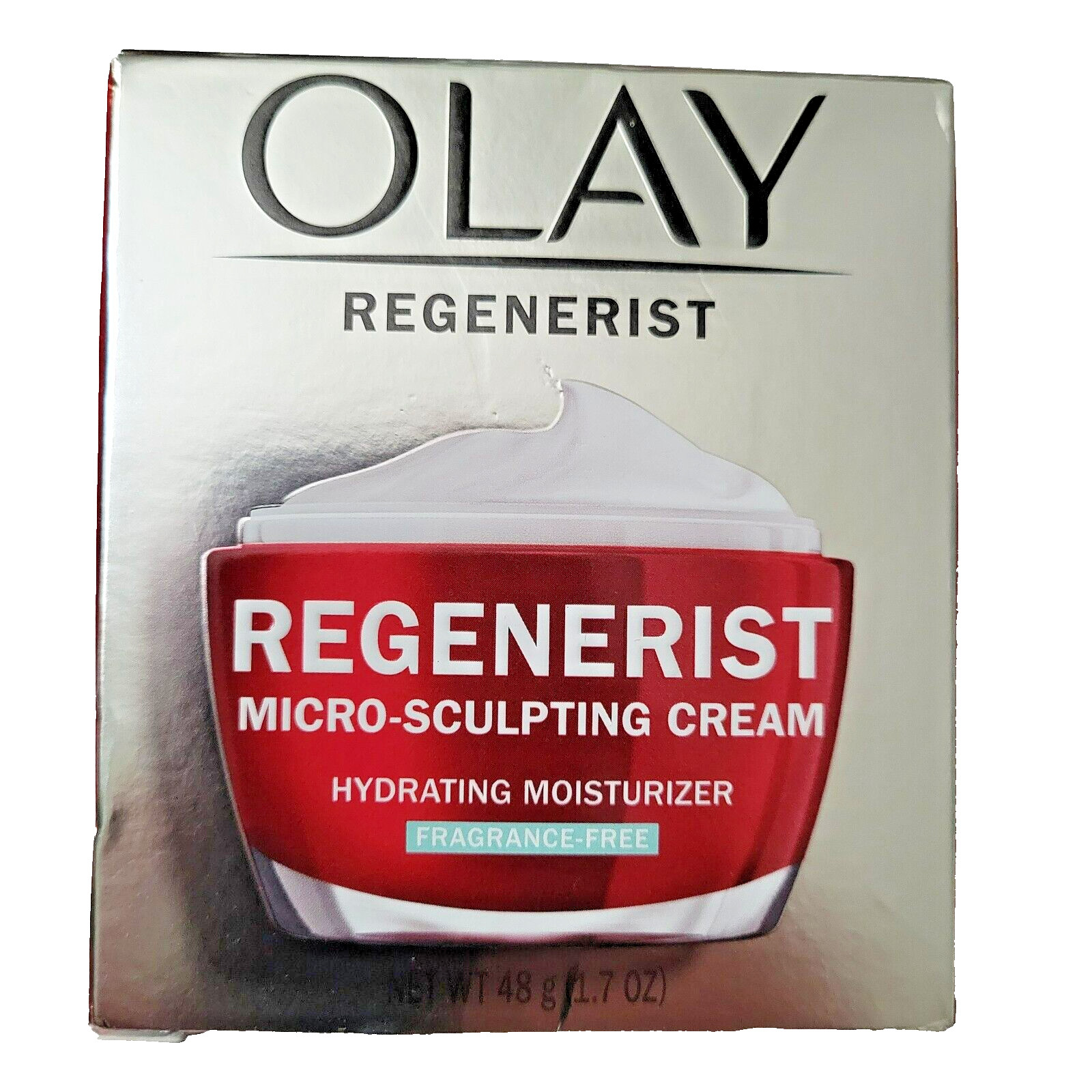 Olay Regenerist Micro Sculpting Cream Moisturizer Fragrance Free 1.7oz 2 Pack