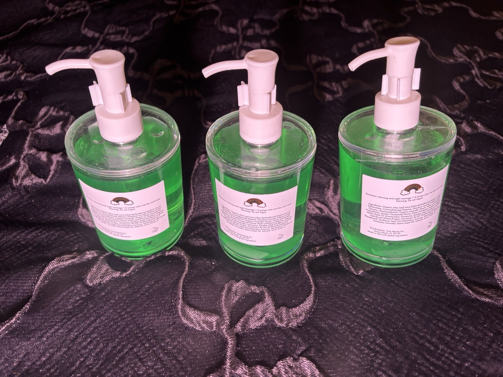 Lot of 3 Anti-Blemish Jelly Face Cleanser w/ Hemp + Salicylic Acid 8 fl oz