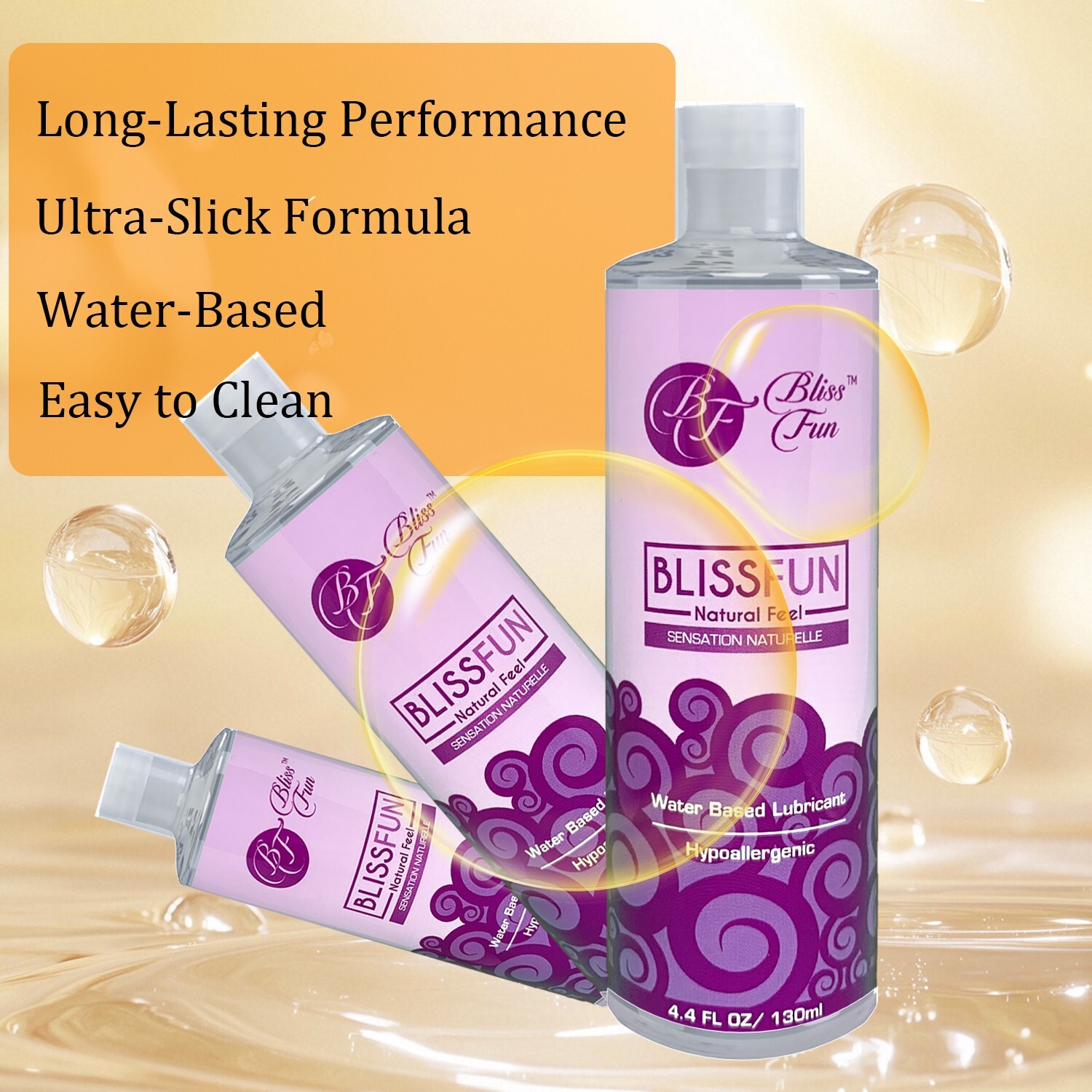 Lube Personal Sex Lubricant Water-Based Long Lasting Couple Women Men Adult FDA