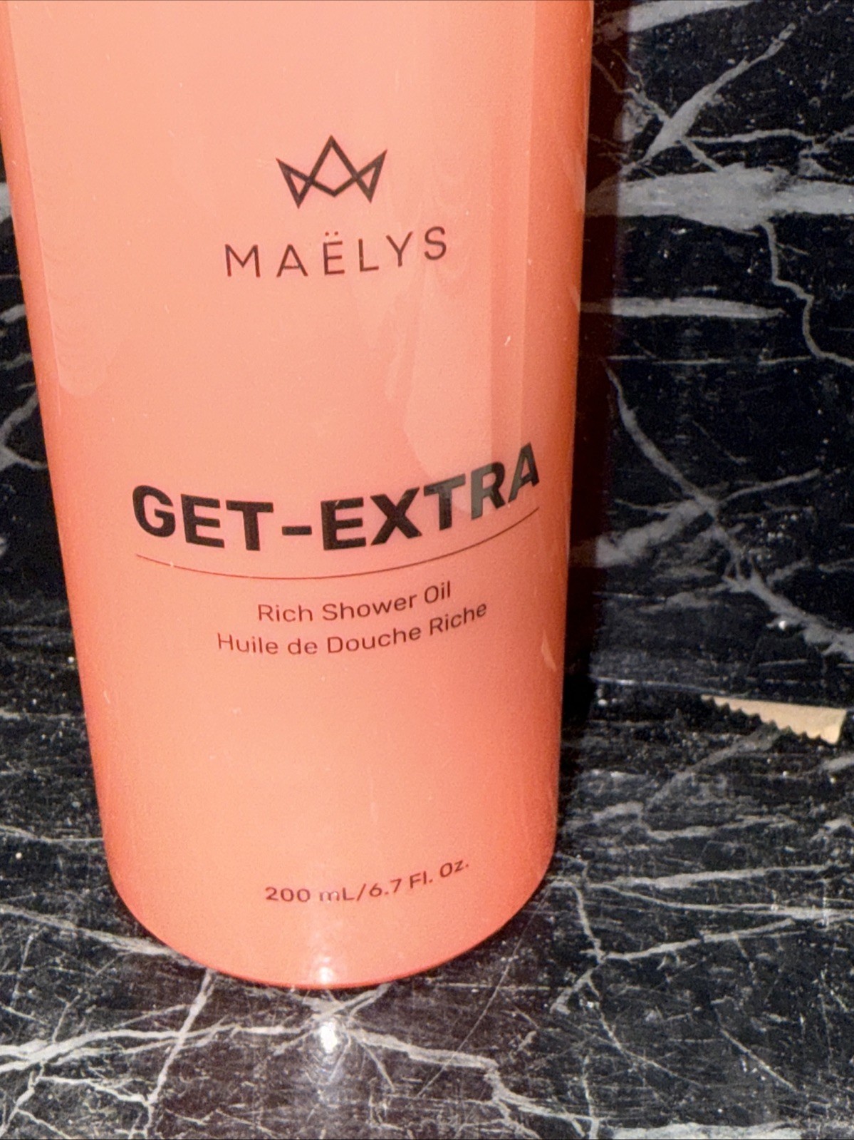 Maelys GET-EXTRA 6.7 oz Rich Shower Oil – Cleanse & Moisturize new