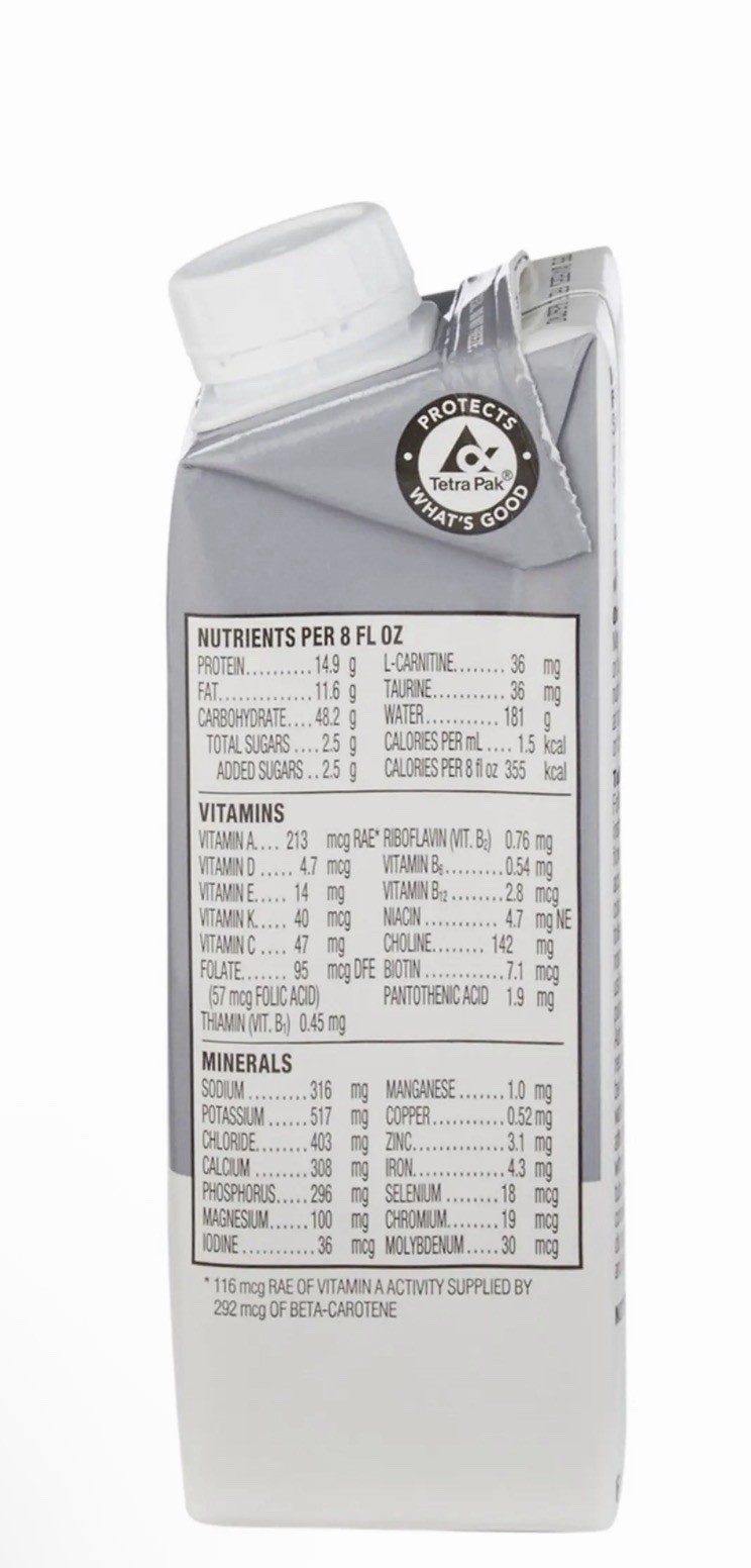 Abbott Osmolite 1.5 Cal Nutritional Drink Unflavored Gluten-Free Halal 8 fl oz