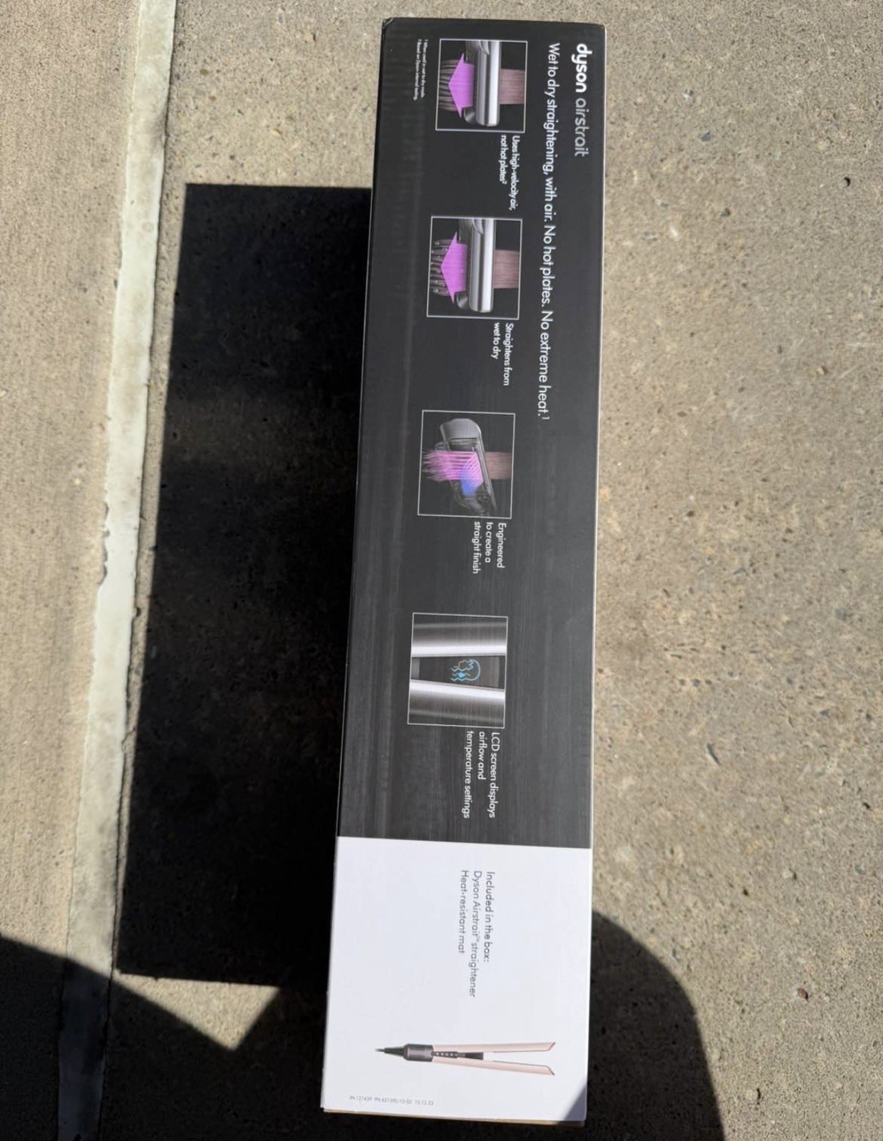 Dyson Airstrait Dryer & Straightener Pink NEW Unused