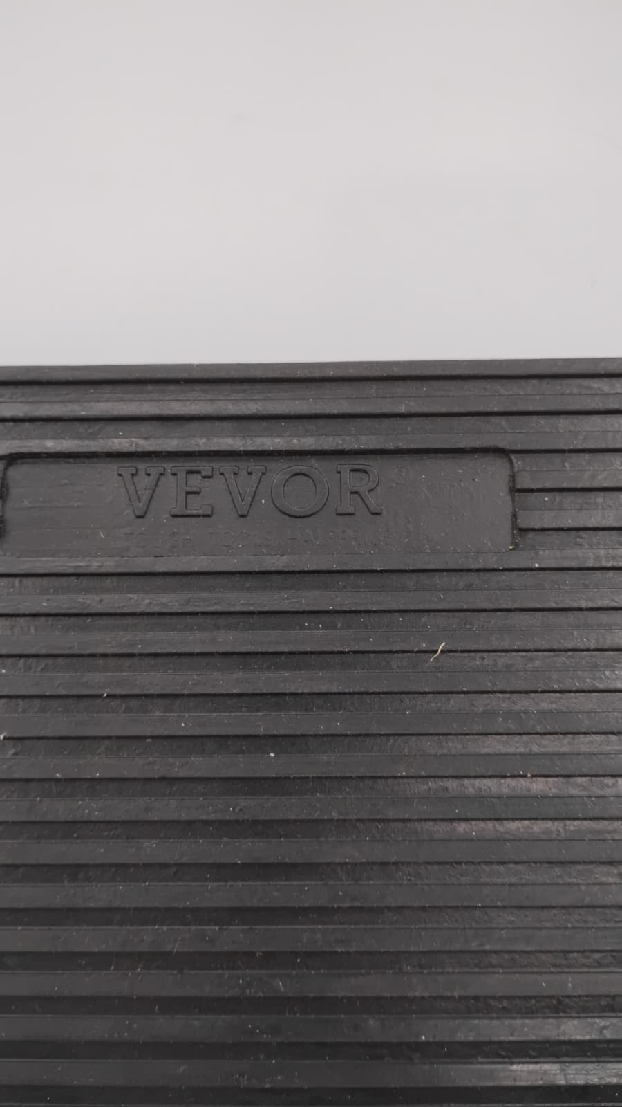 VEVOR Threshold Ramp Wheelchair Cuttable Black 35.4×7.9×1.6 In Doorway