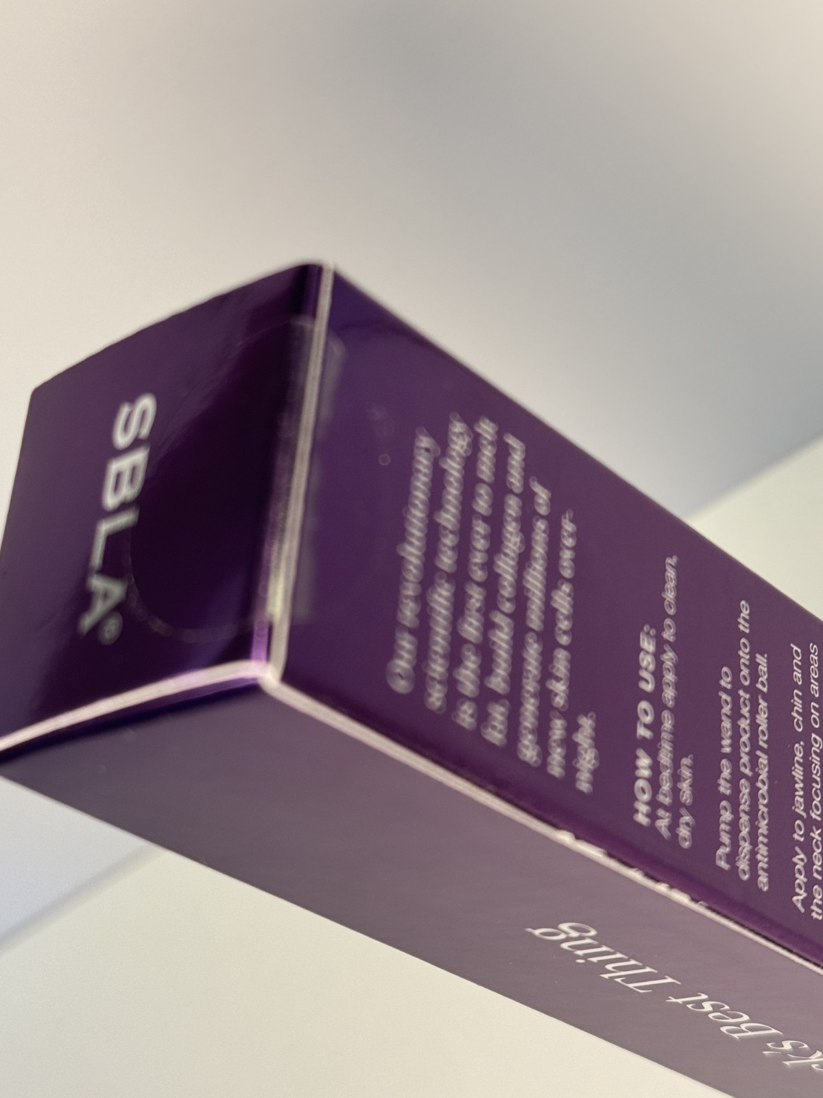 SLBA Neck, Chin & Jawline Sculpting Wand XL. New w/ Seal 0.7 oz