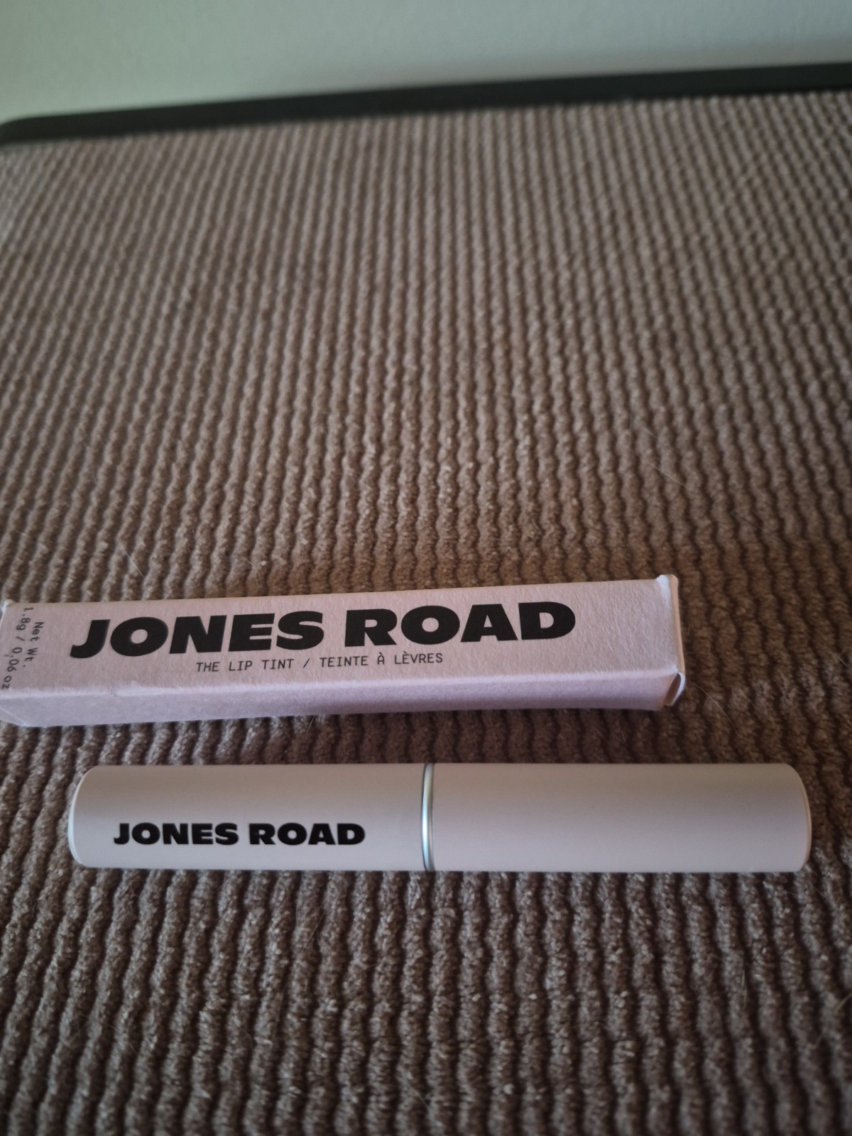 Jones Road JUST PEACHY The Lip Tint .06 oz Full Size NIB!