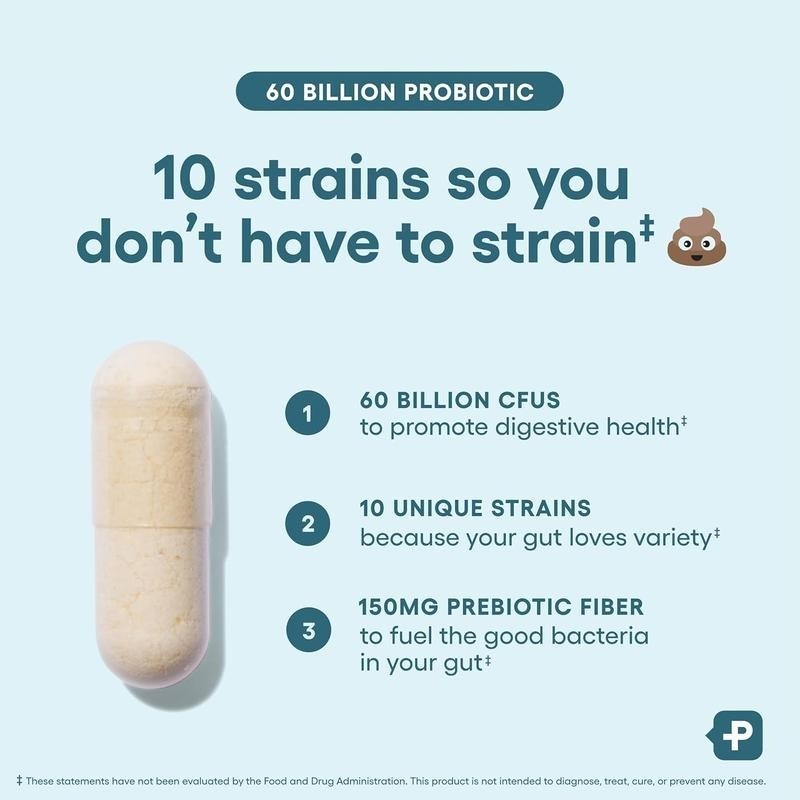 Physician’s CHOICE Probiotics 60 Billion CFU -Digestive Health, Immune Support