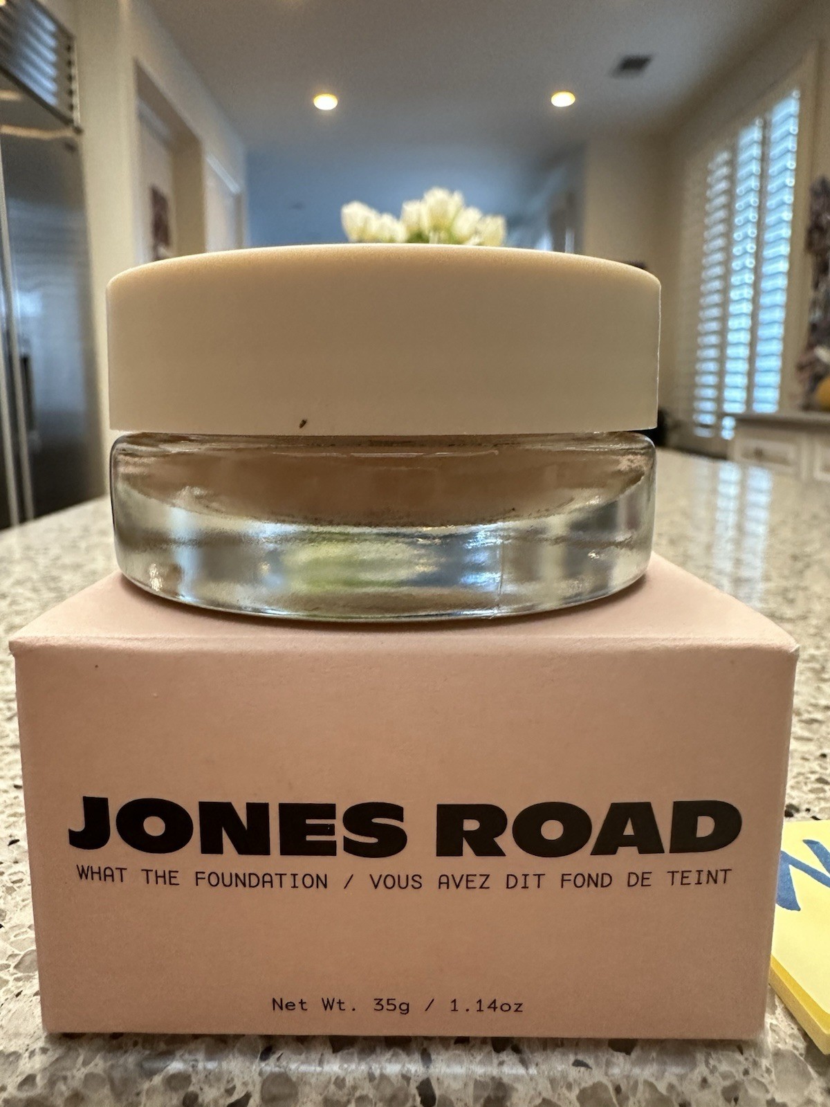 Jones Road Bobbi Brown What The Foundation BEIGE 1.14oz/35g FULL SZ NEW BOX $46